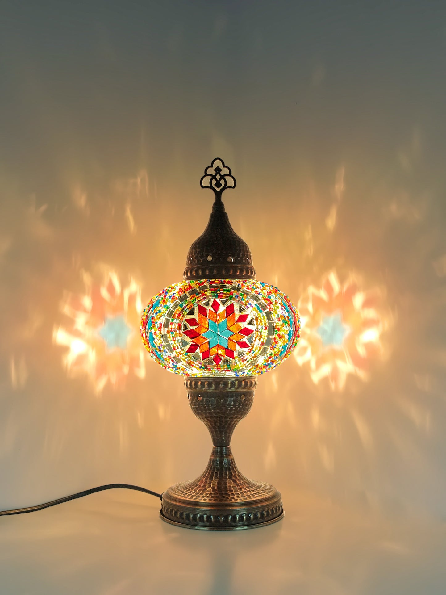Turkish Mosaic Glass Table Lamp