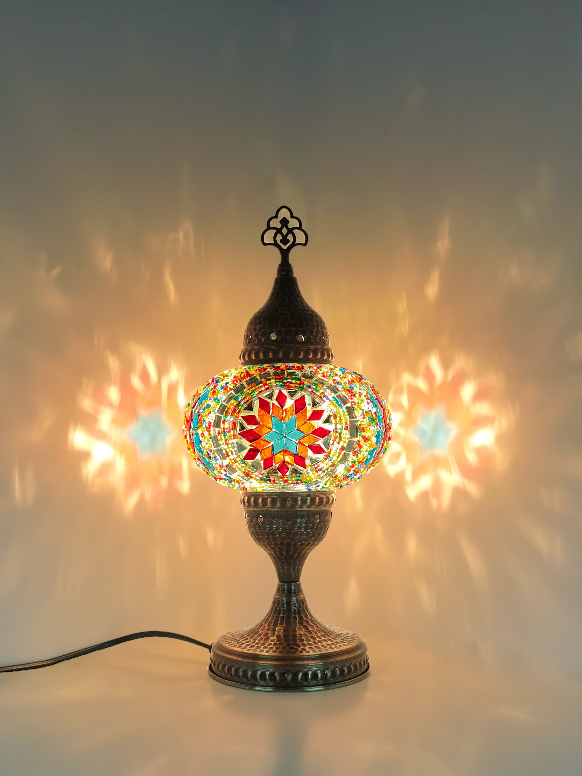Turkish Mosaic Glass Table Lamp