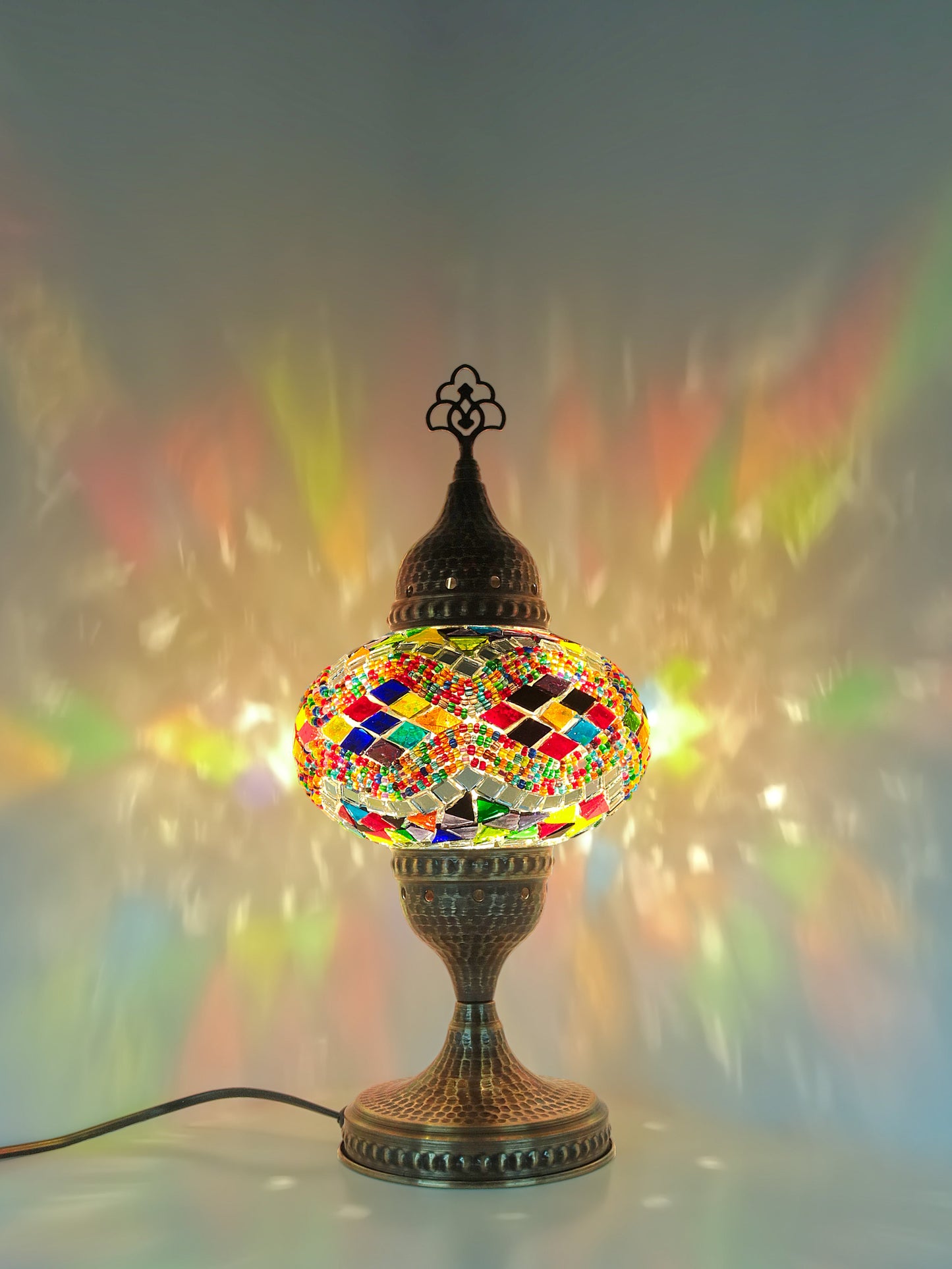 Turkish Mosaic Glass Table Lamp