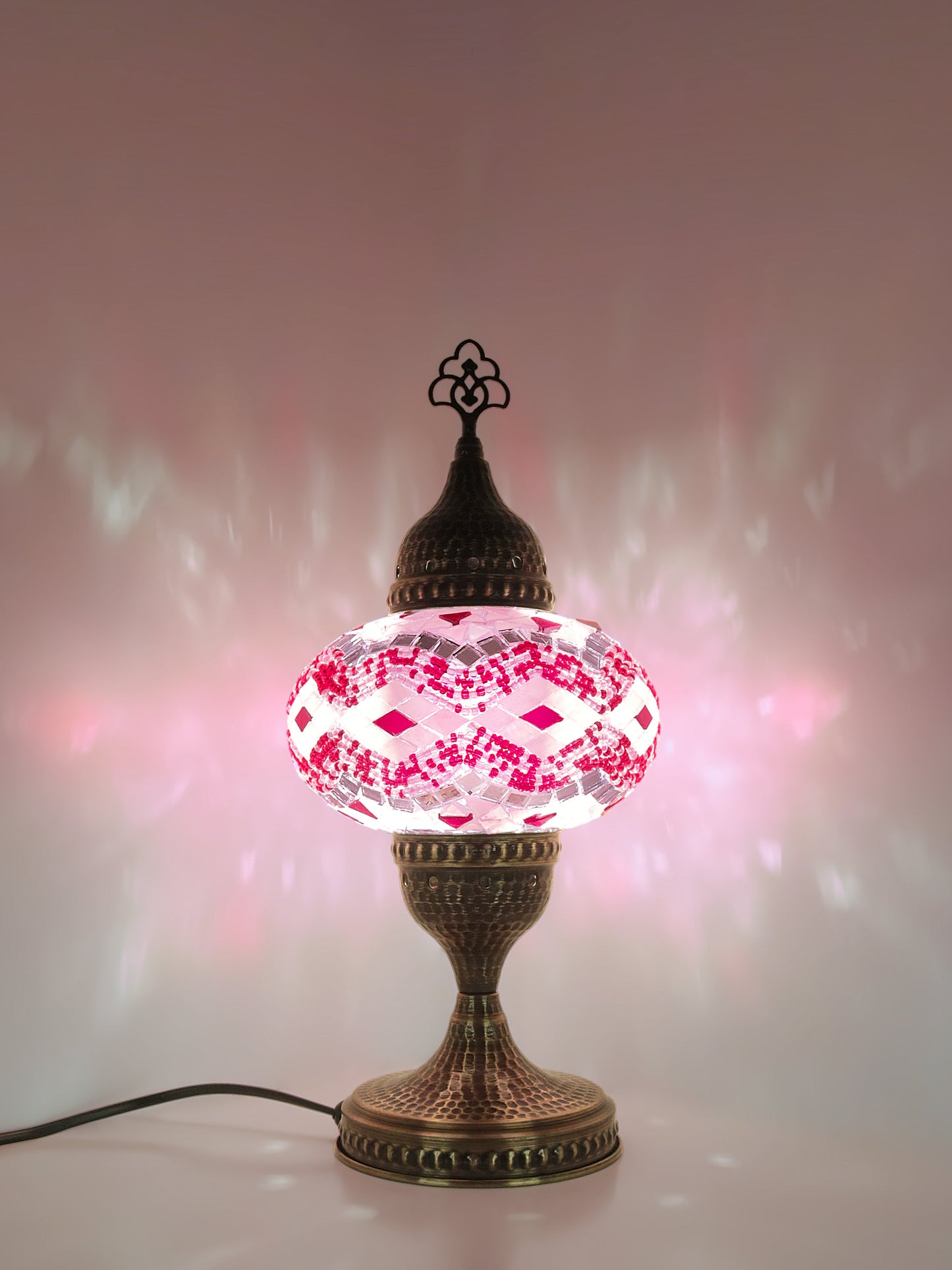 Turkish Mosaic Glass Table Lamp