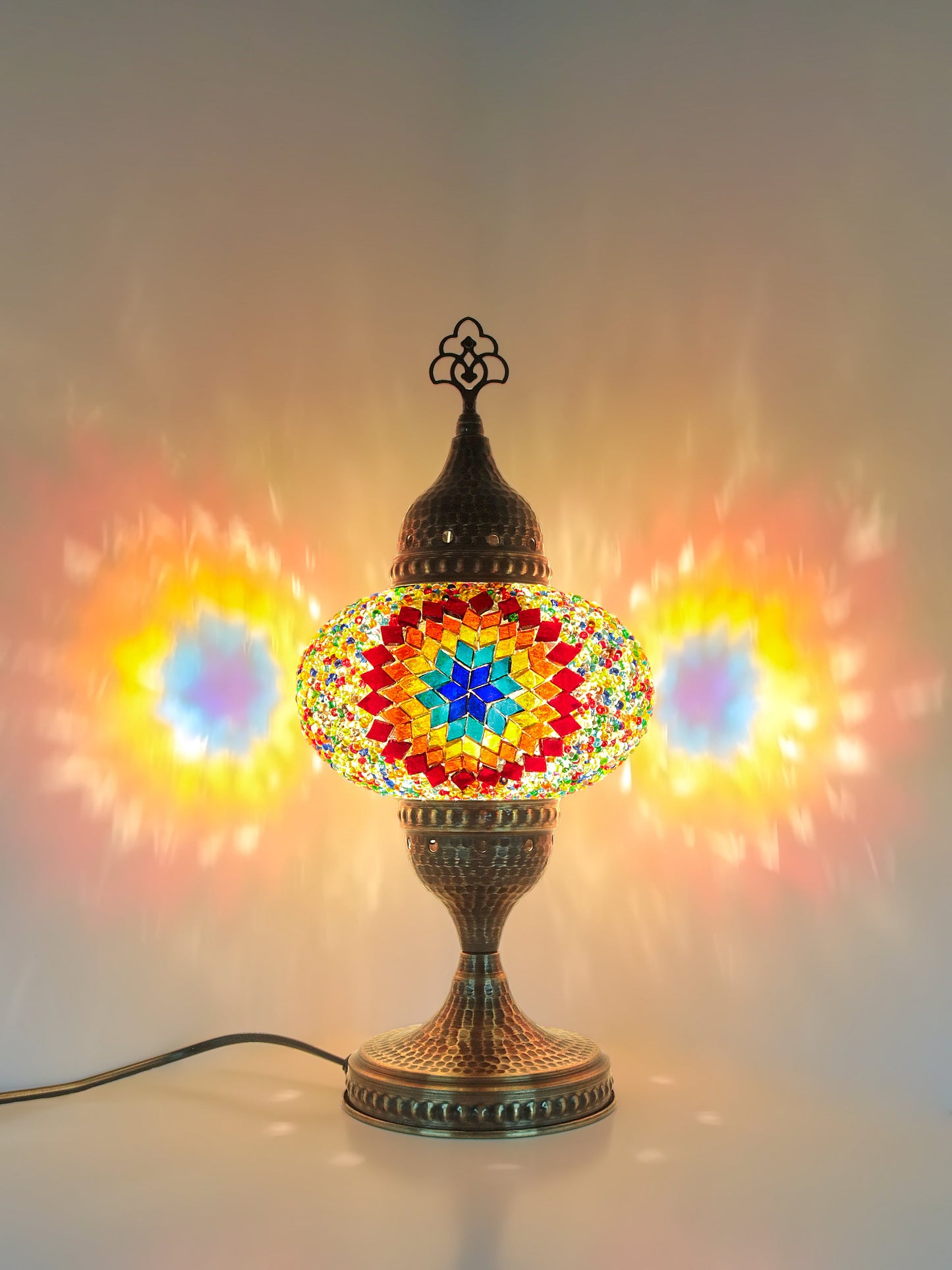 Turkish Mosaic Glass Table Lamp