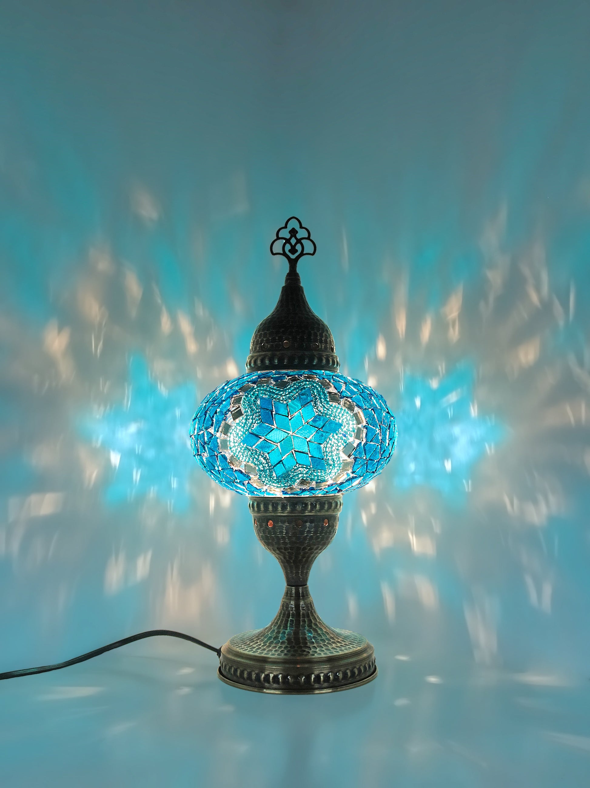 Turkish Mosaic Glass Table Lamp