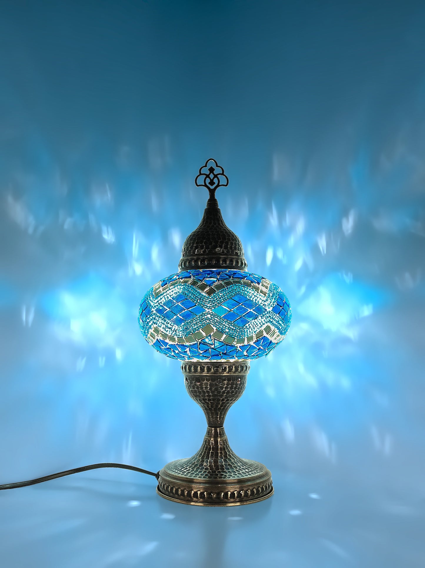 Turkish Mosaic Glass Table Lamp