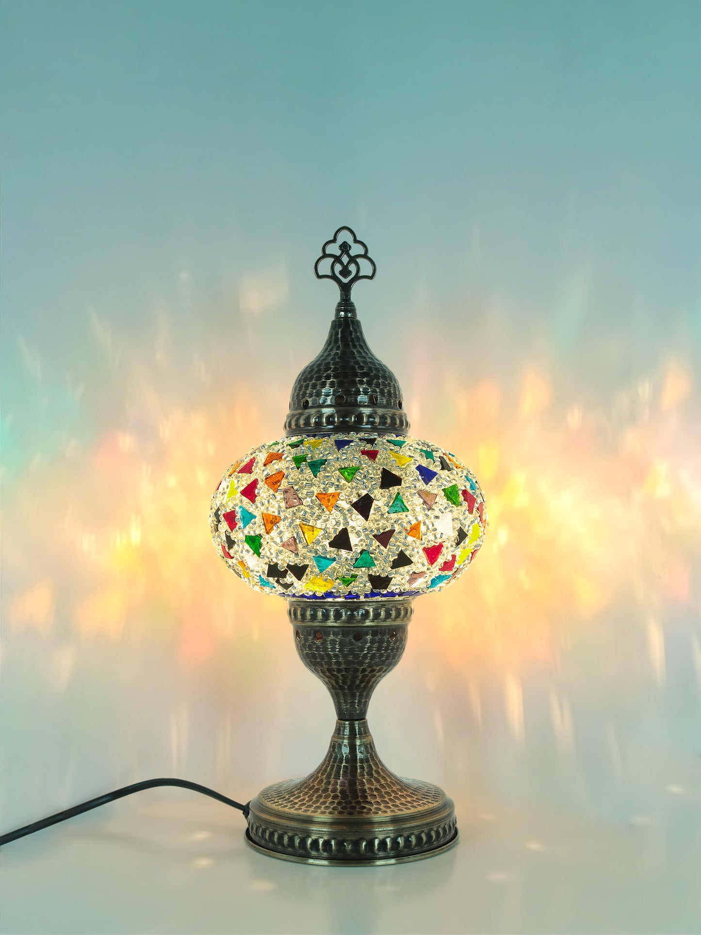 Turkish Mosaic Glass Table Lamp