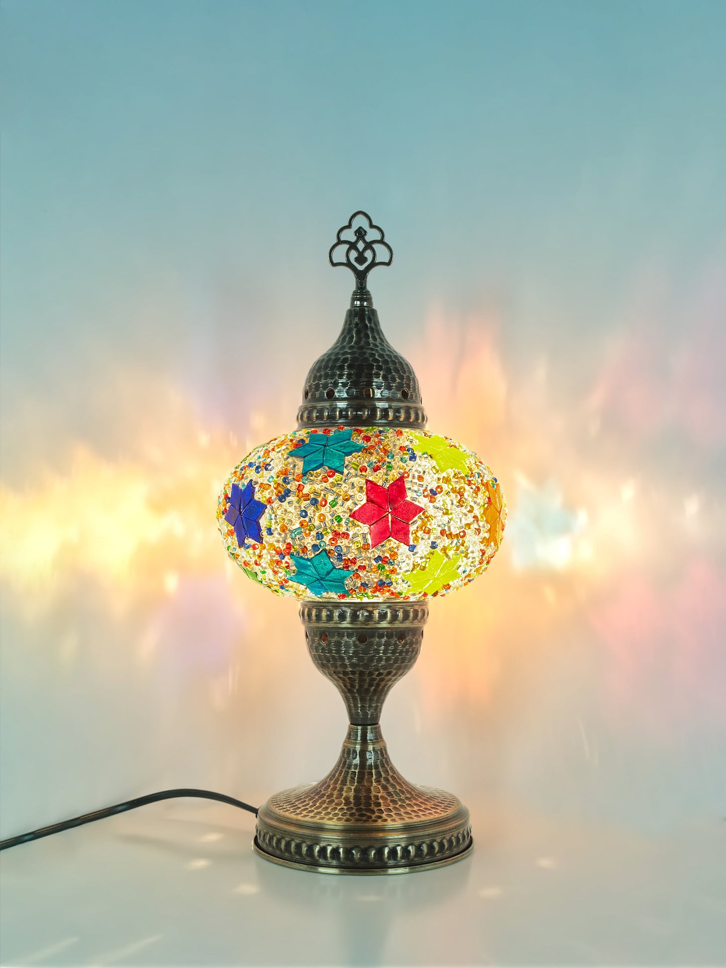 Turkish Mosaic Glass Table Lamp