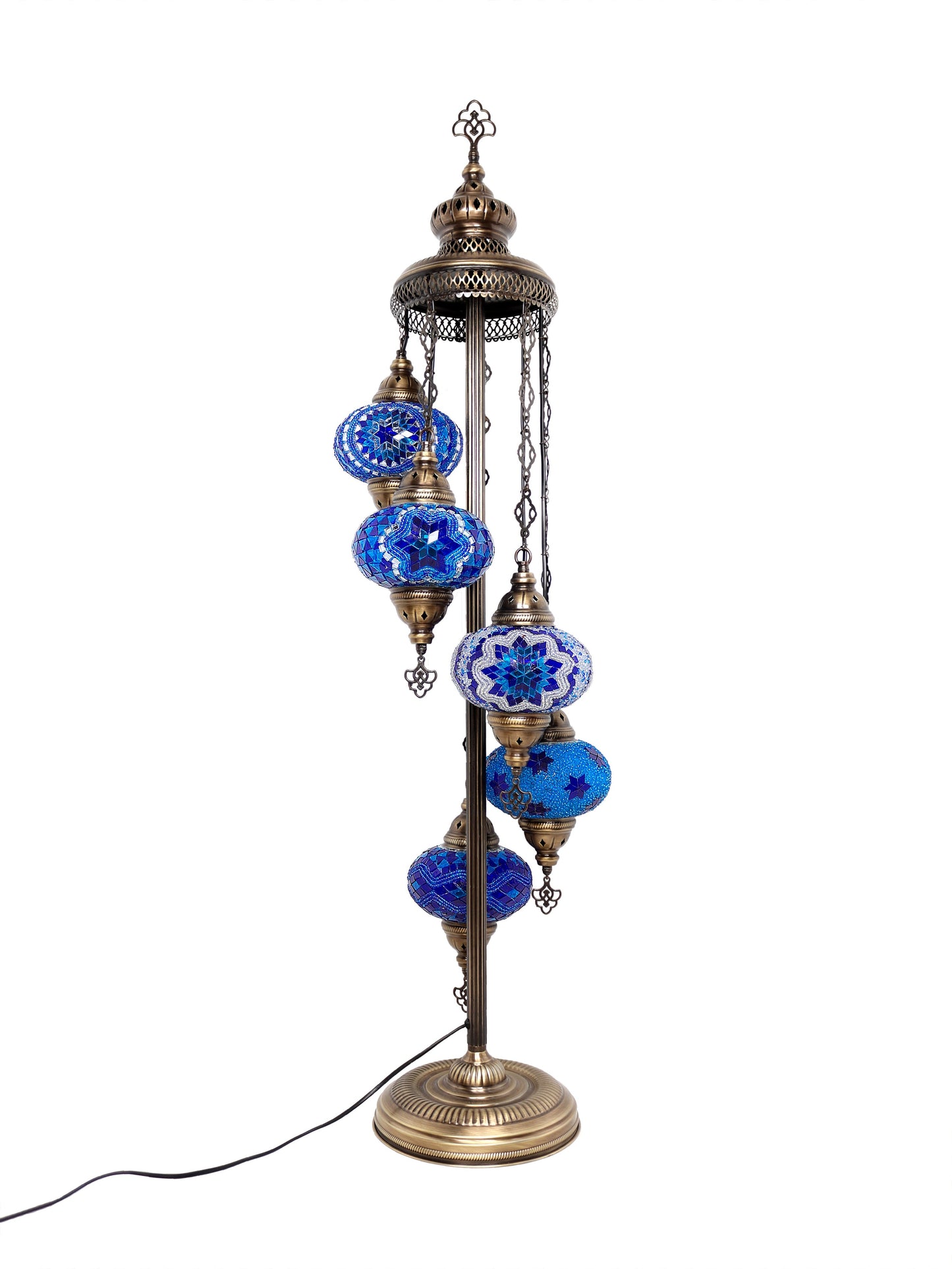 Turkish Mosaic Glass Floor Lamp