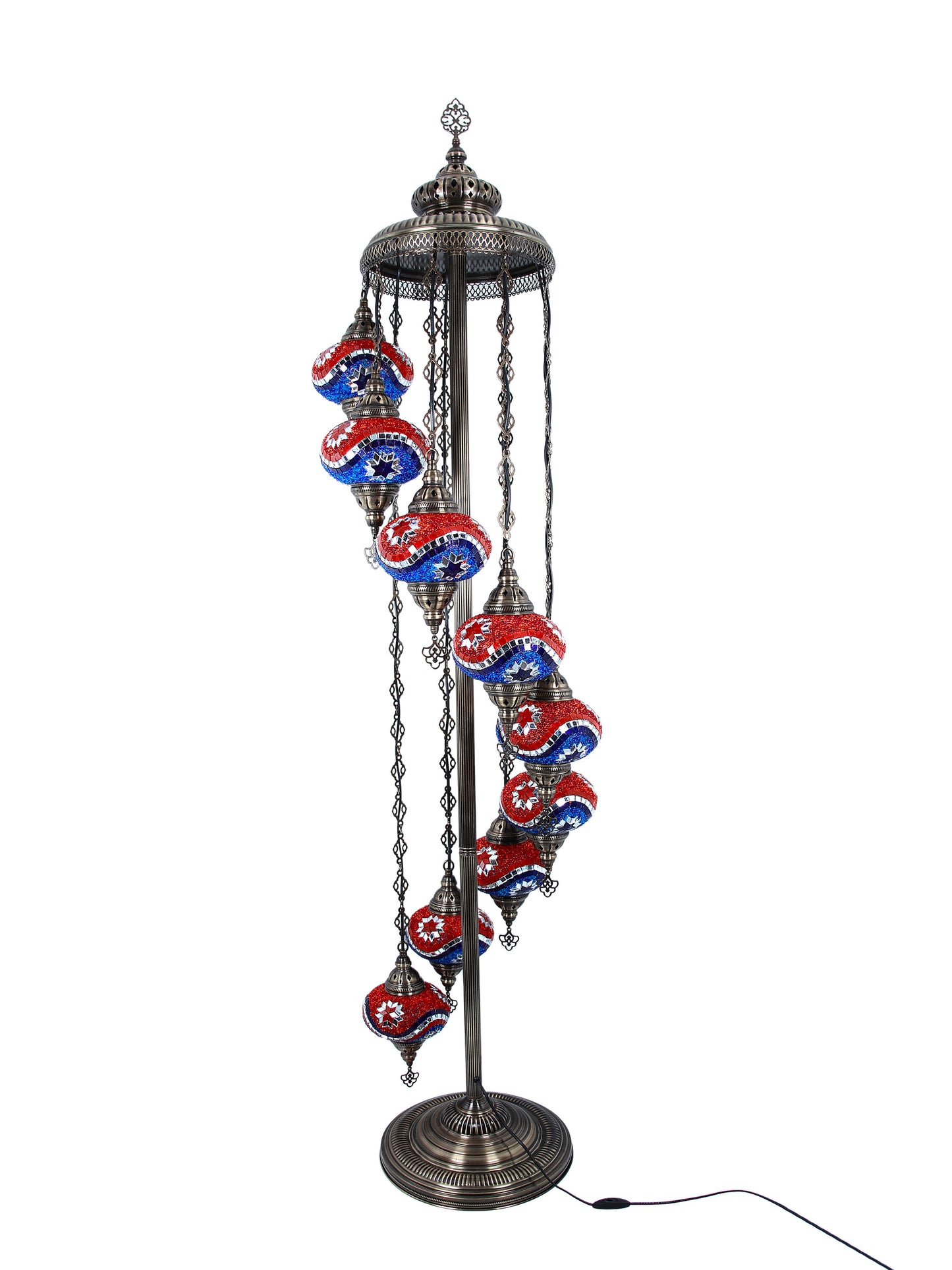 Turkish Mosaic Glass Floor Lamp