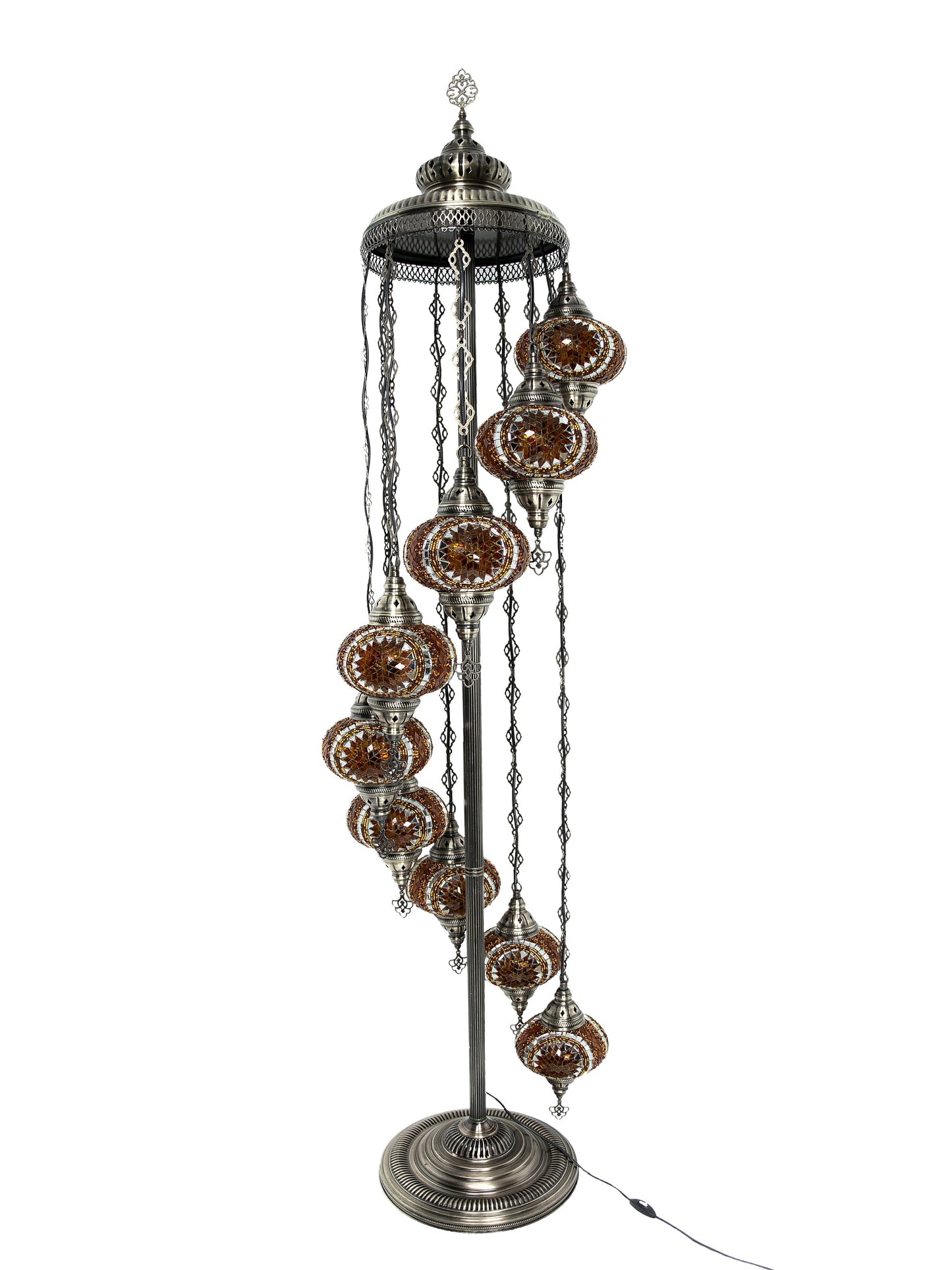 Turkish Mosaic Glass Floor Lamp