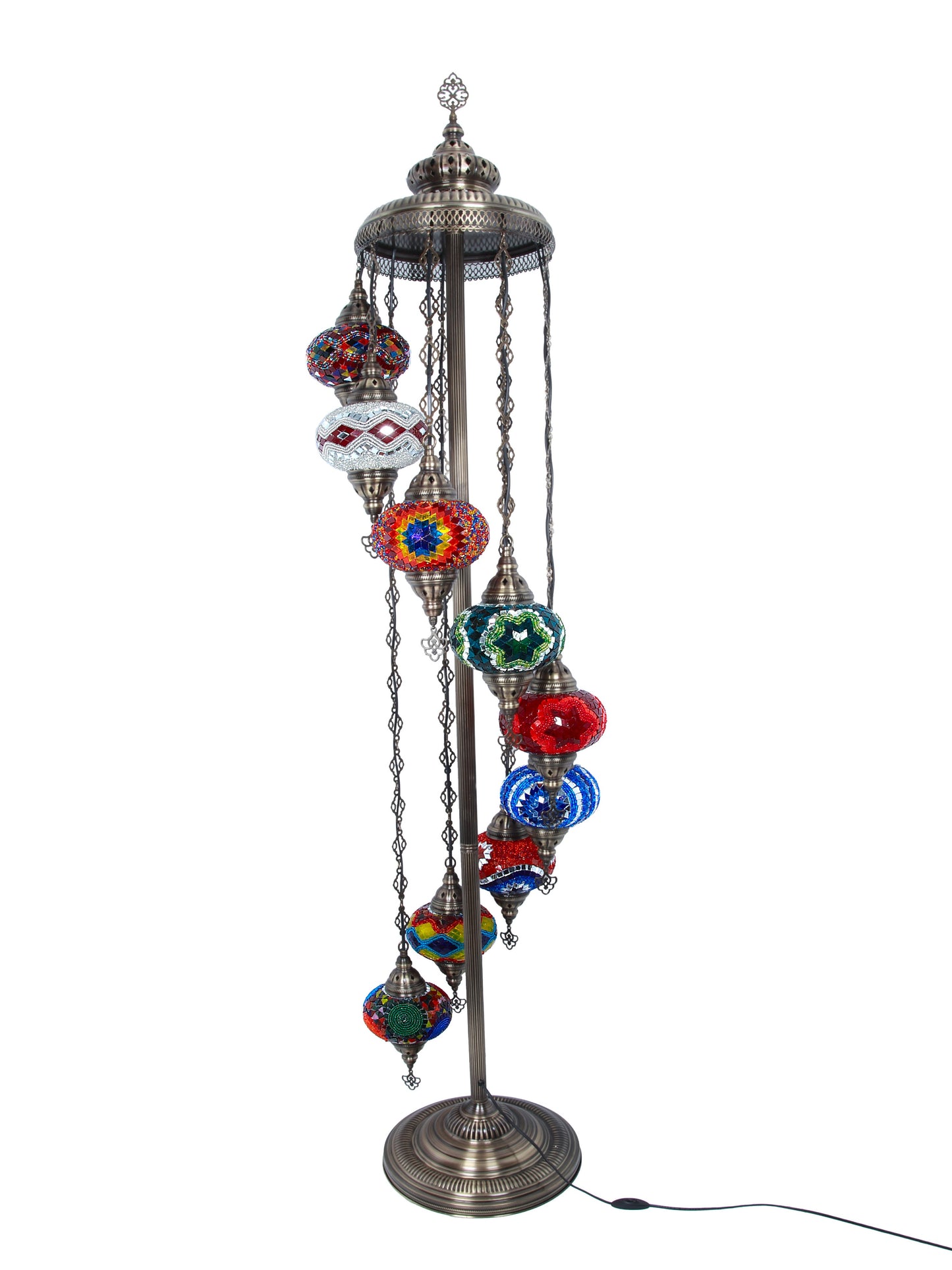 Turkish Mosaic Glass Floor Lamp