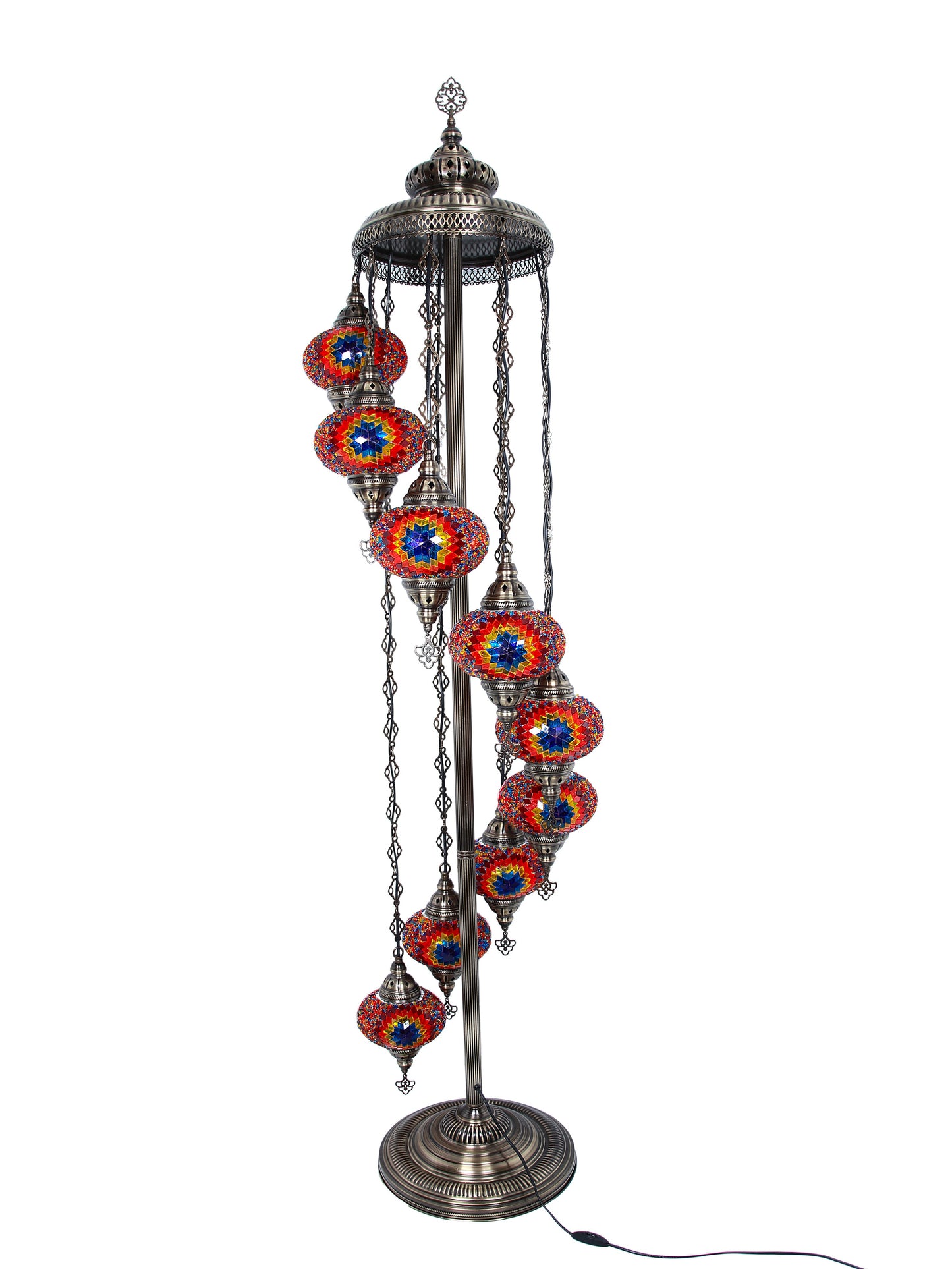 Turkish Mosaic Glass Floor Lamp