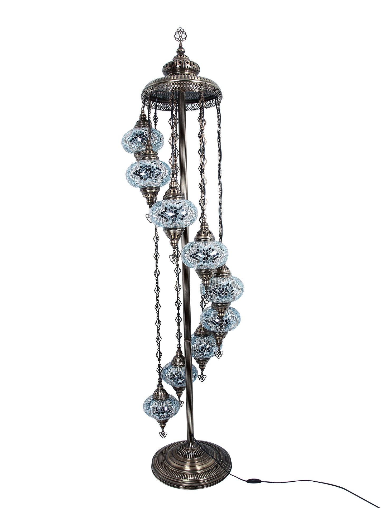 Turkish Mosaic Glass Floor Lamp