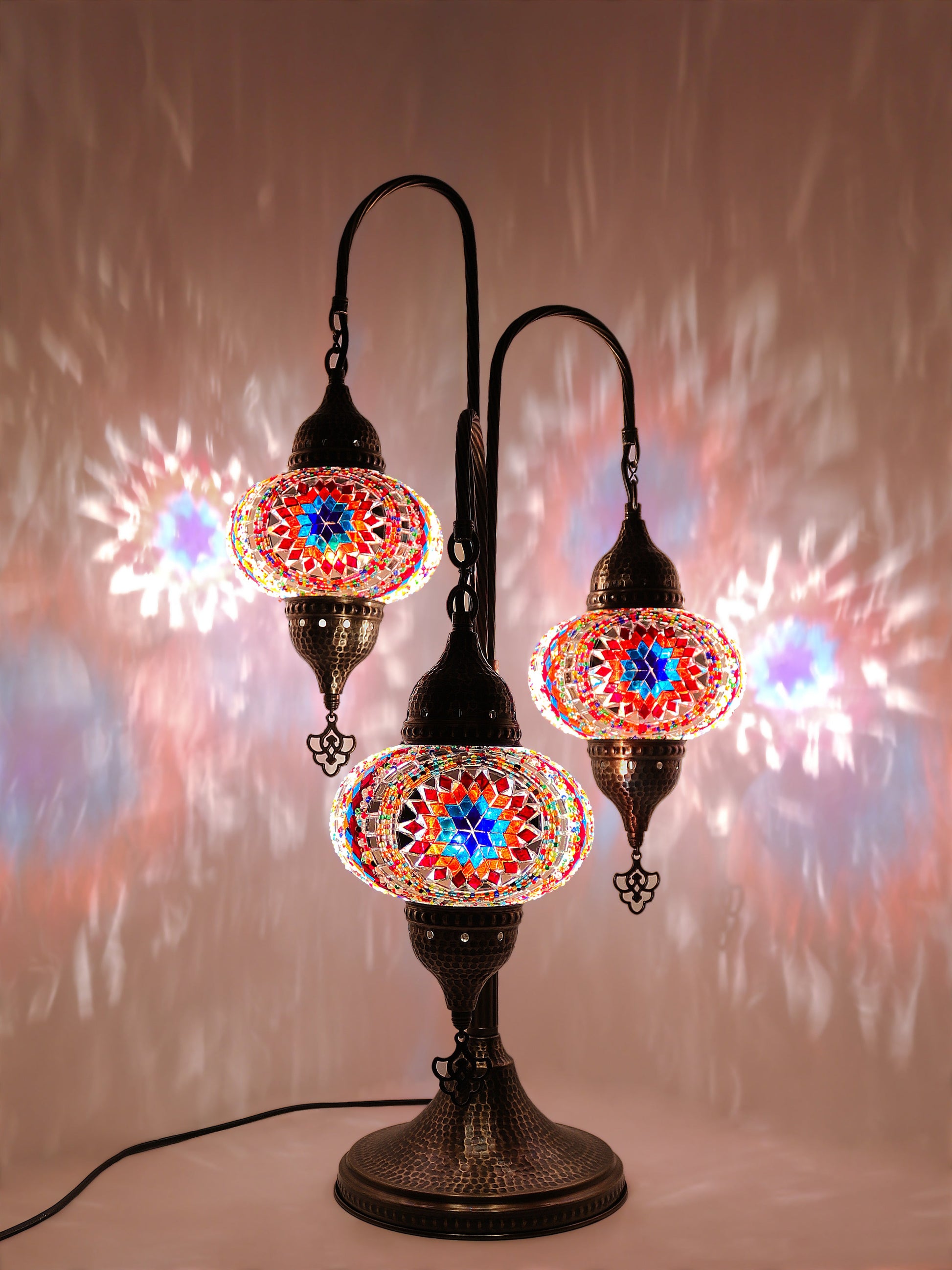 Turkish Mosaic Glass Table Lamp