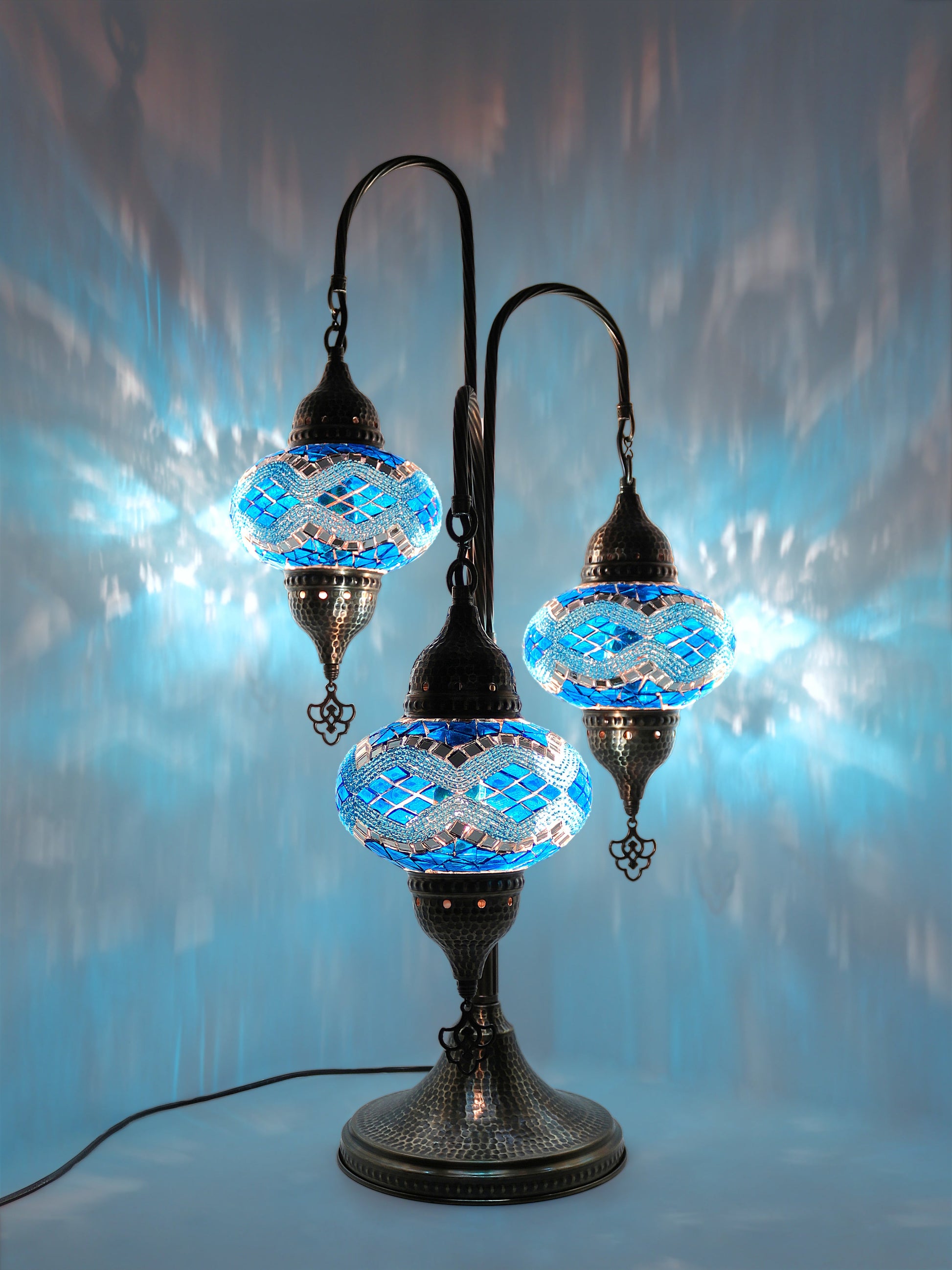 Turkish Mosaic Glass Table Lamp