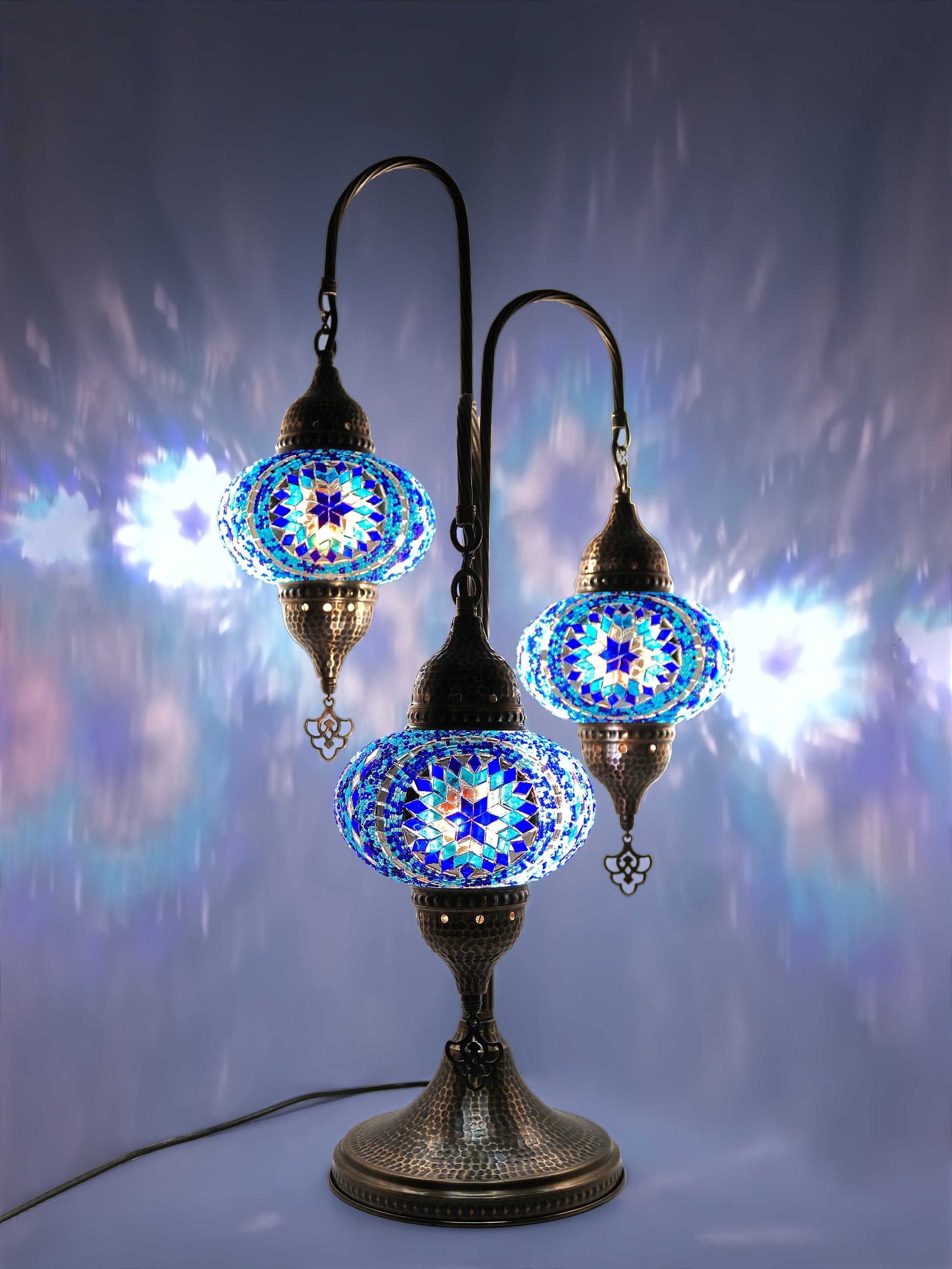 Turkish Mosaic Glass Table Lamp