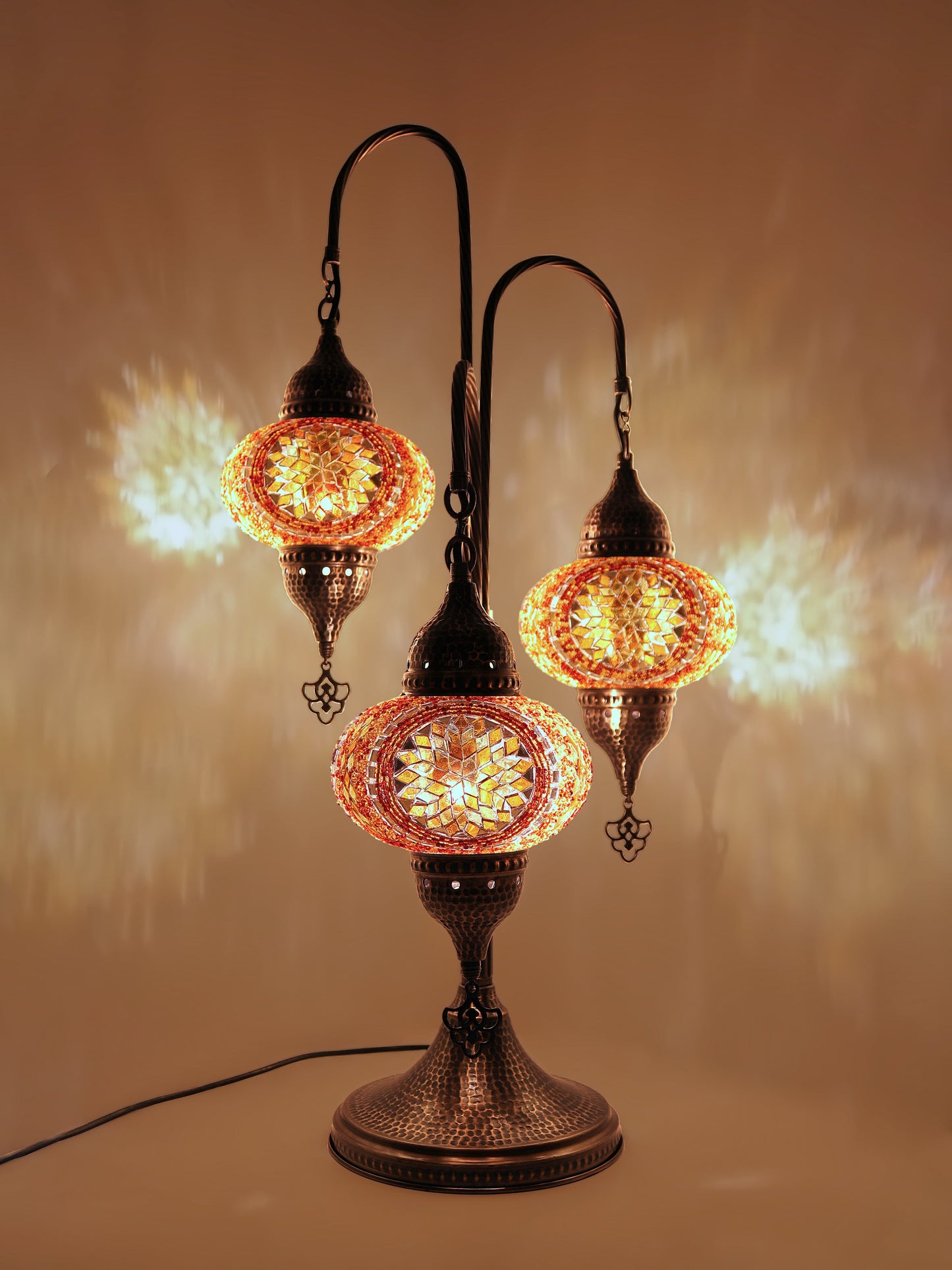 Turkish Mosaic Glass Table Lamp