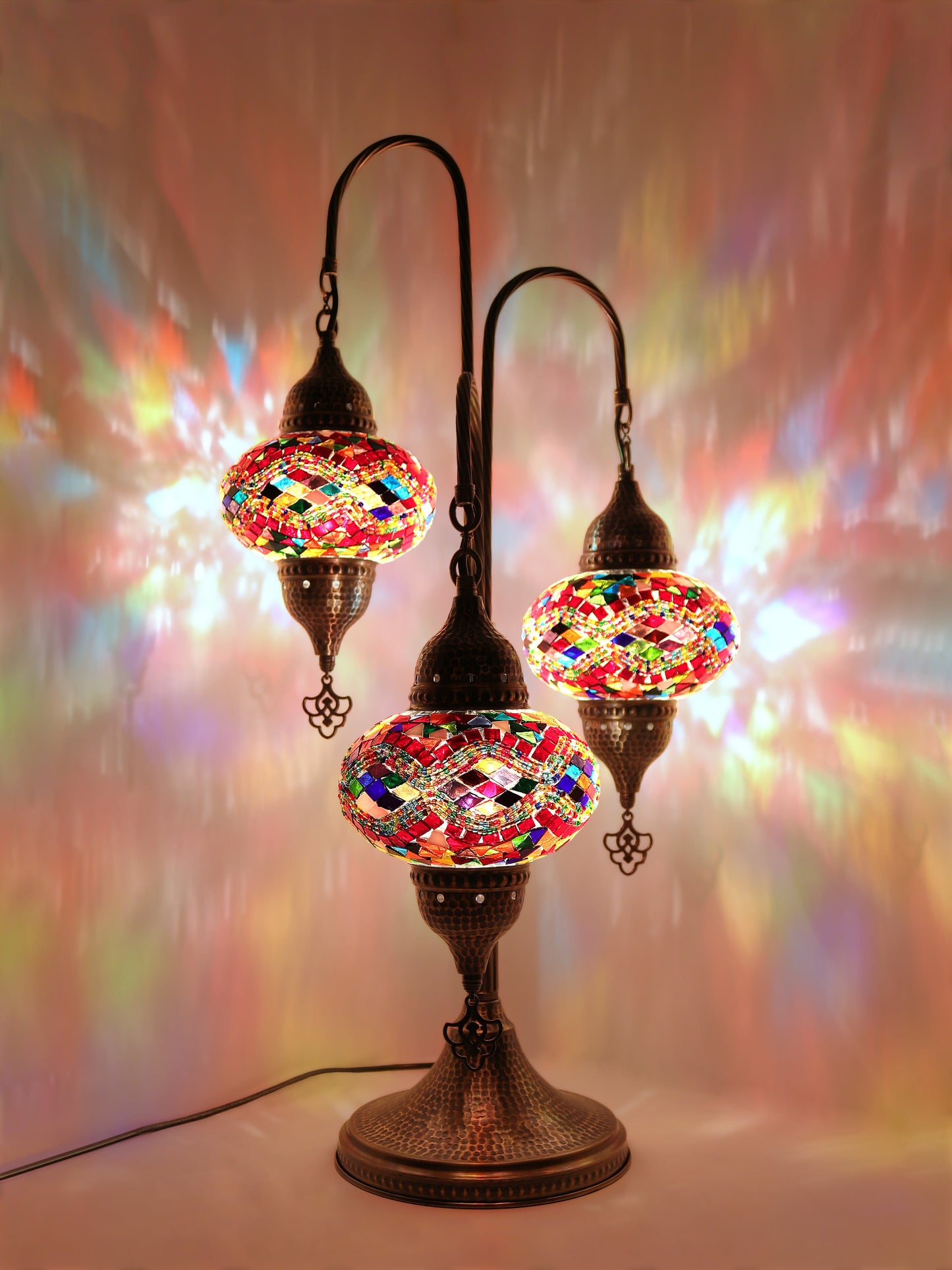 Turkish Mosaic Glass Table Lamp