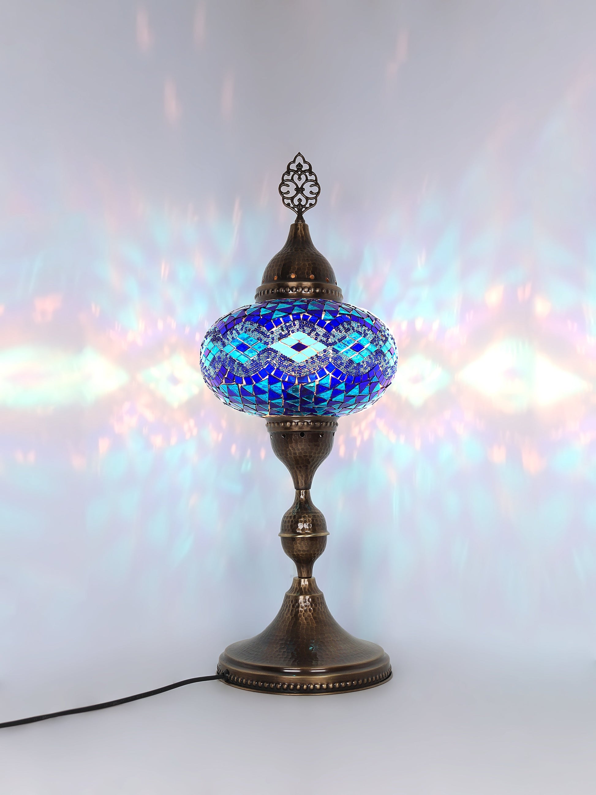 Turkish Mosaic Glass Table Lamp