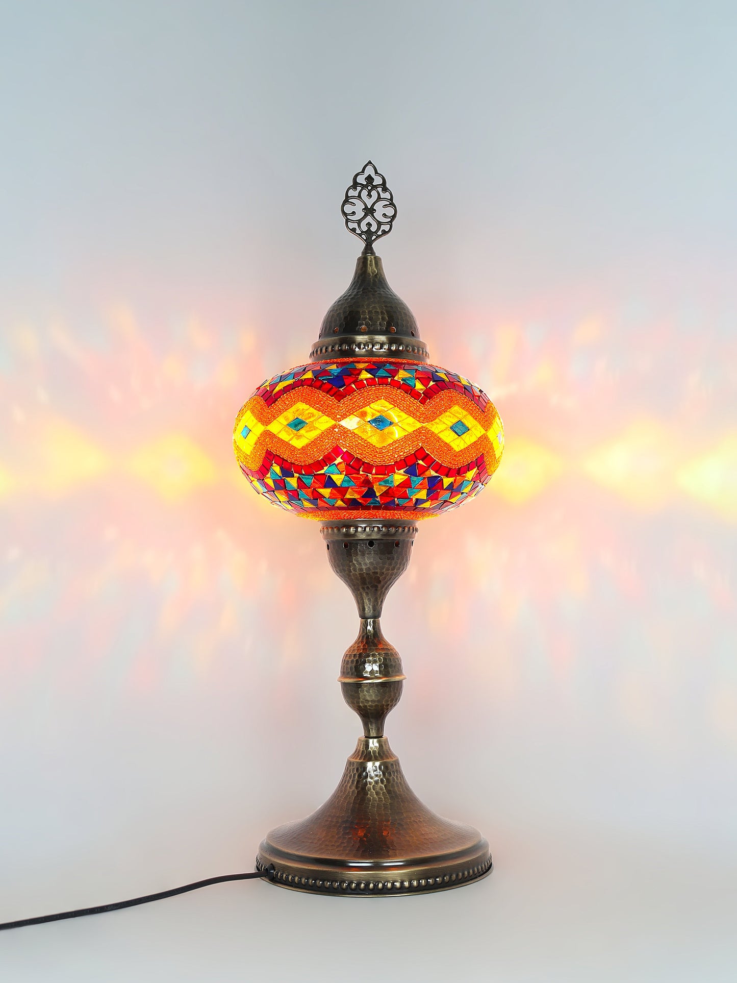 Turkish Mosaic Glass Table Lamp