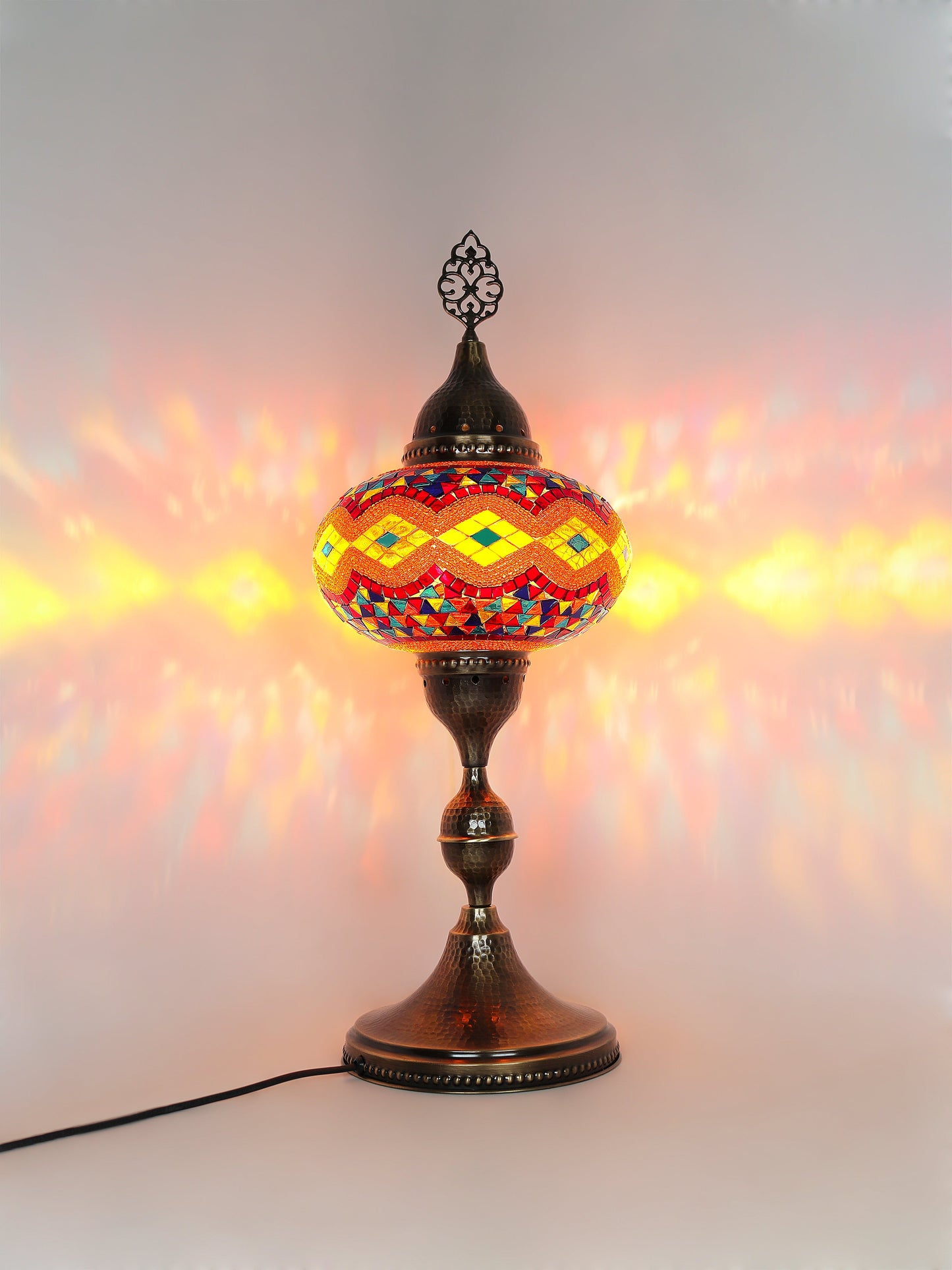 Turkish Mosaic Glass Table Lamp
