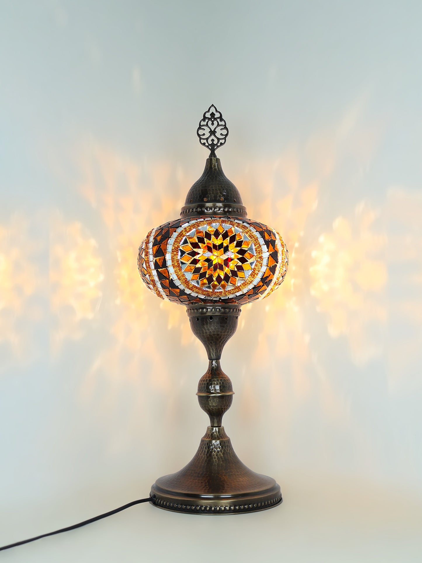 Turkish Mosaic Glass Table Lamp