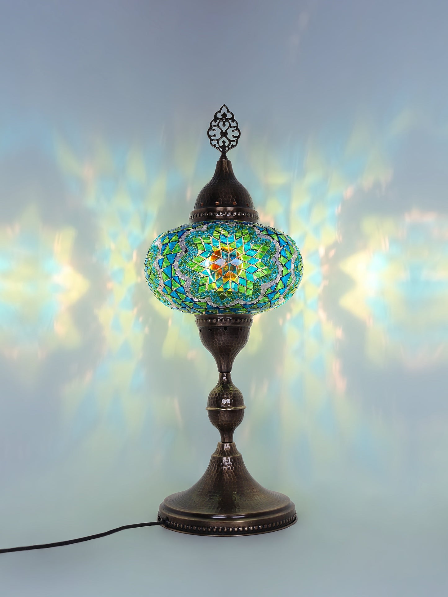 Turkish Mosaic Glass Table Lamp