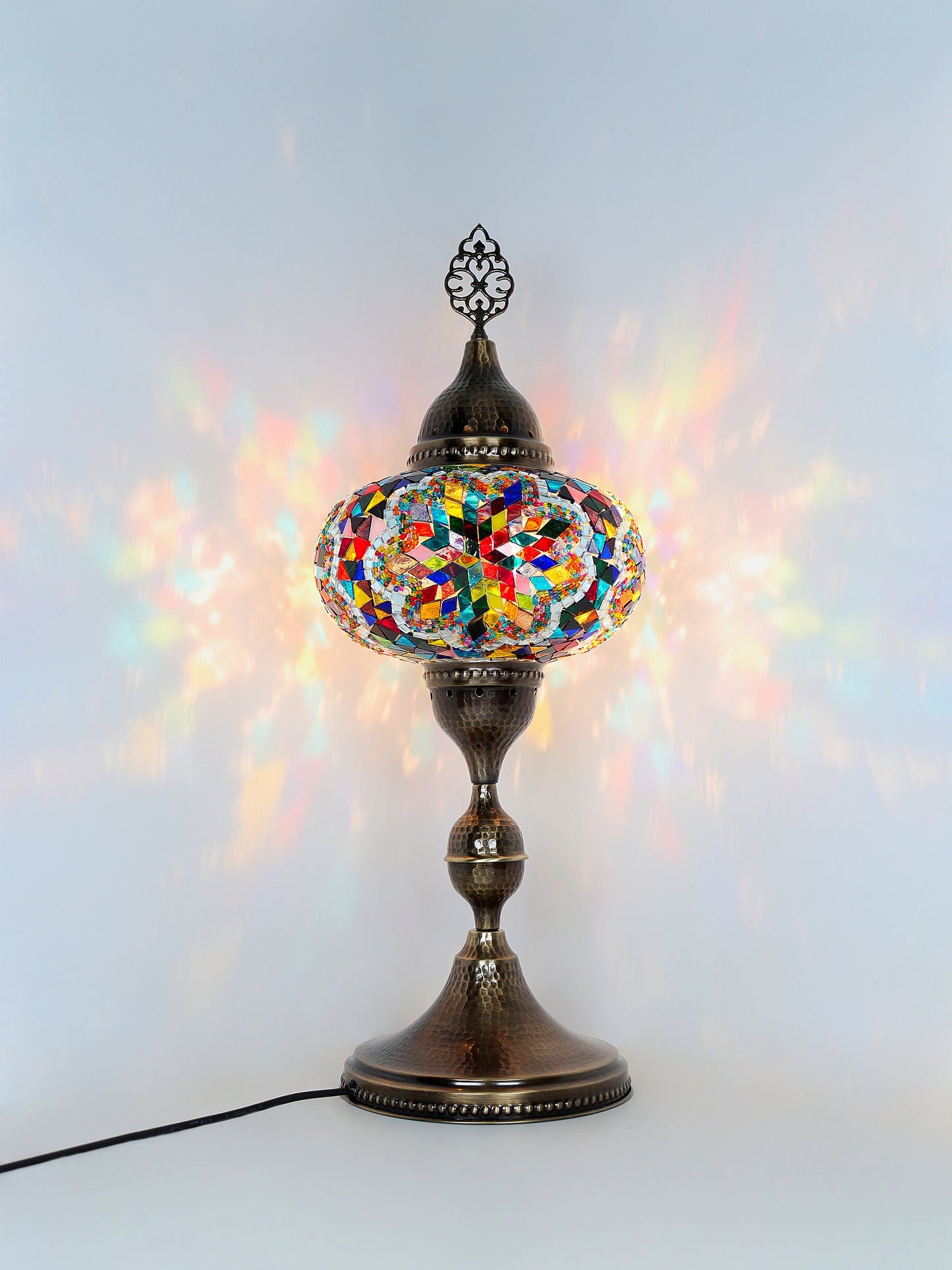 Turkish Mosaic Glass Table Lamp