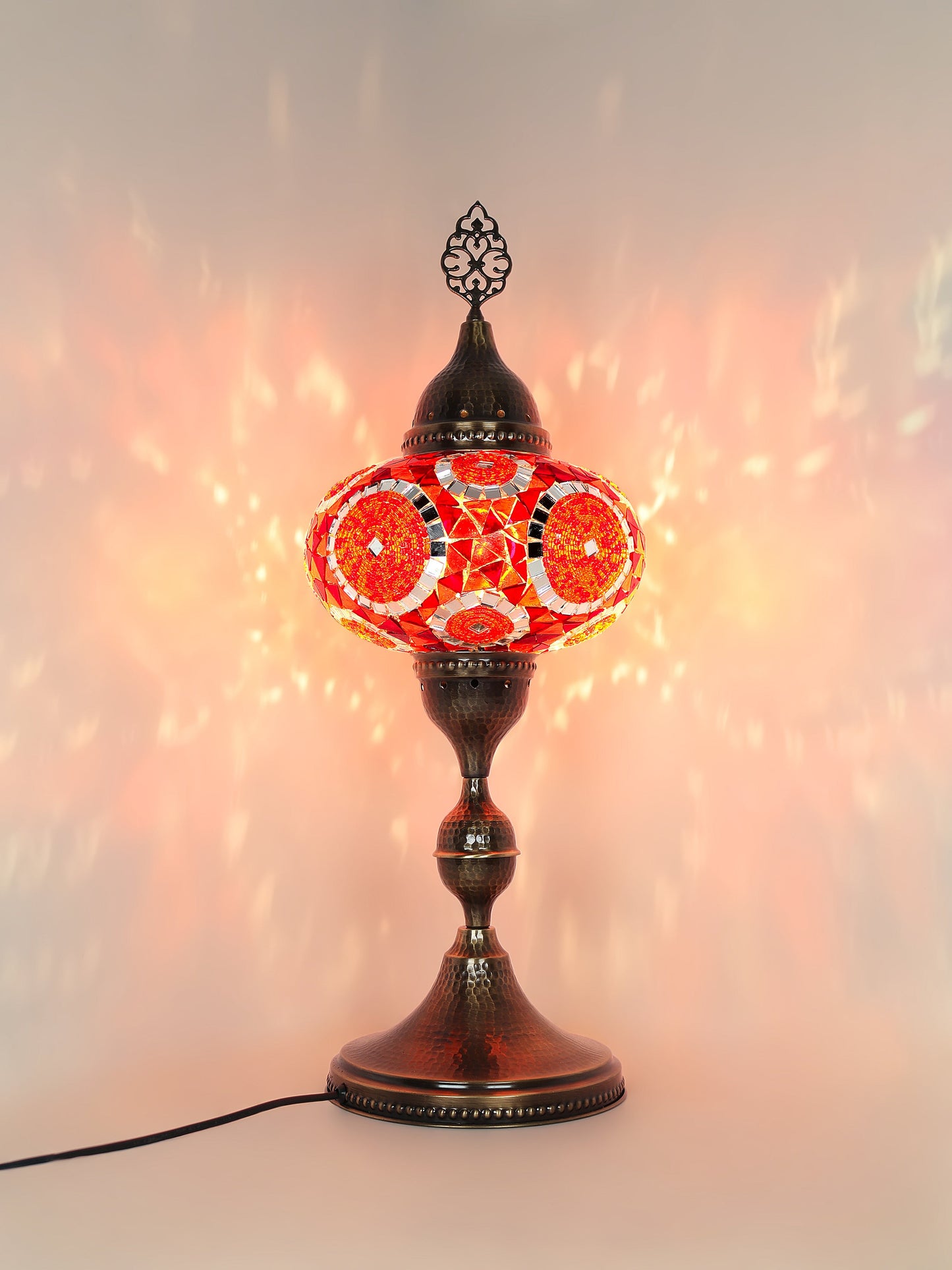 Turkish Mosaic Glass Table Lamp