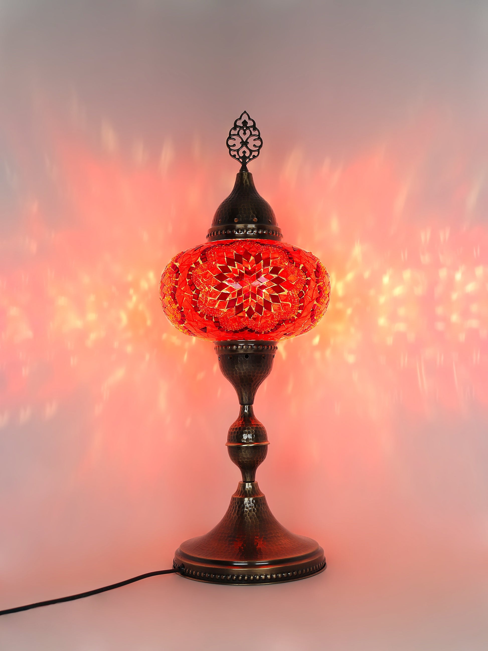 Turkish Mosaic Glass Table Lamp