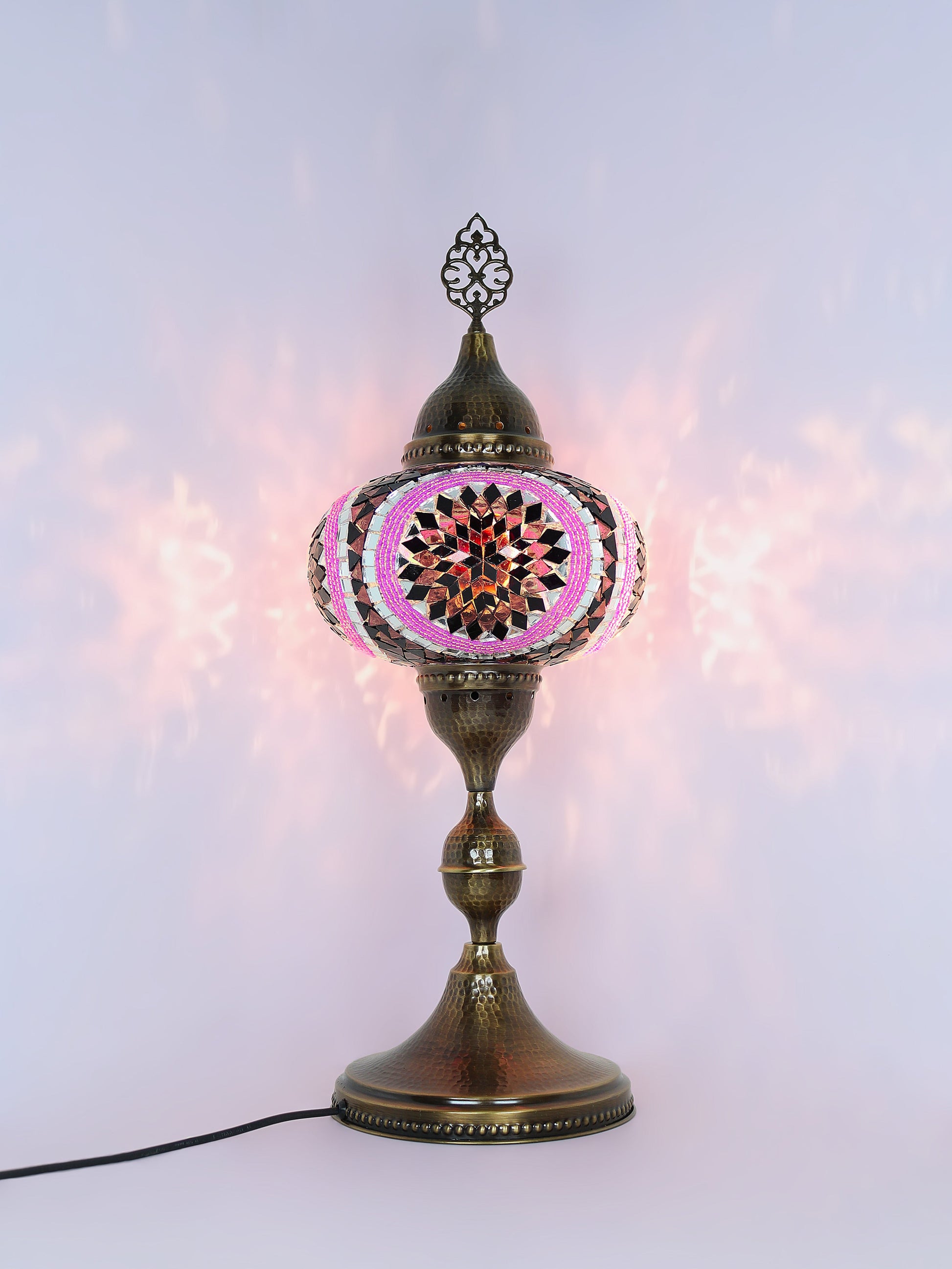 Turkish Mosaic Glass Table Lamp