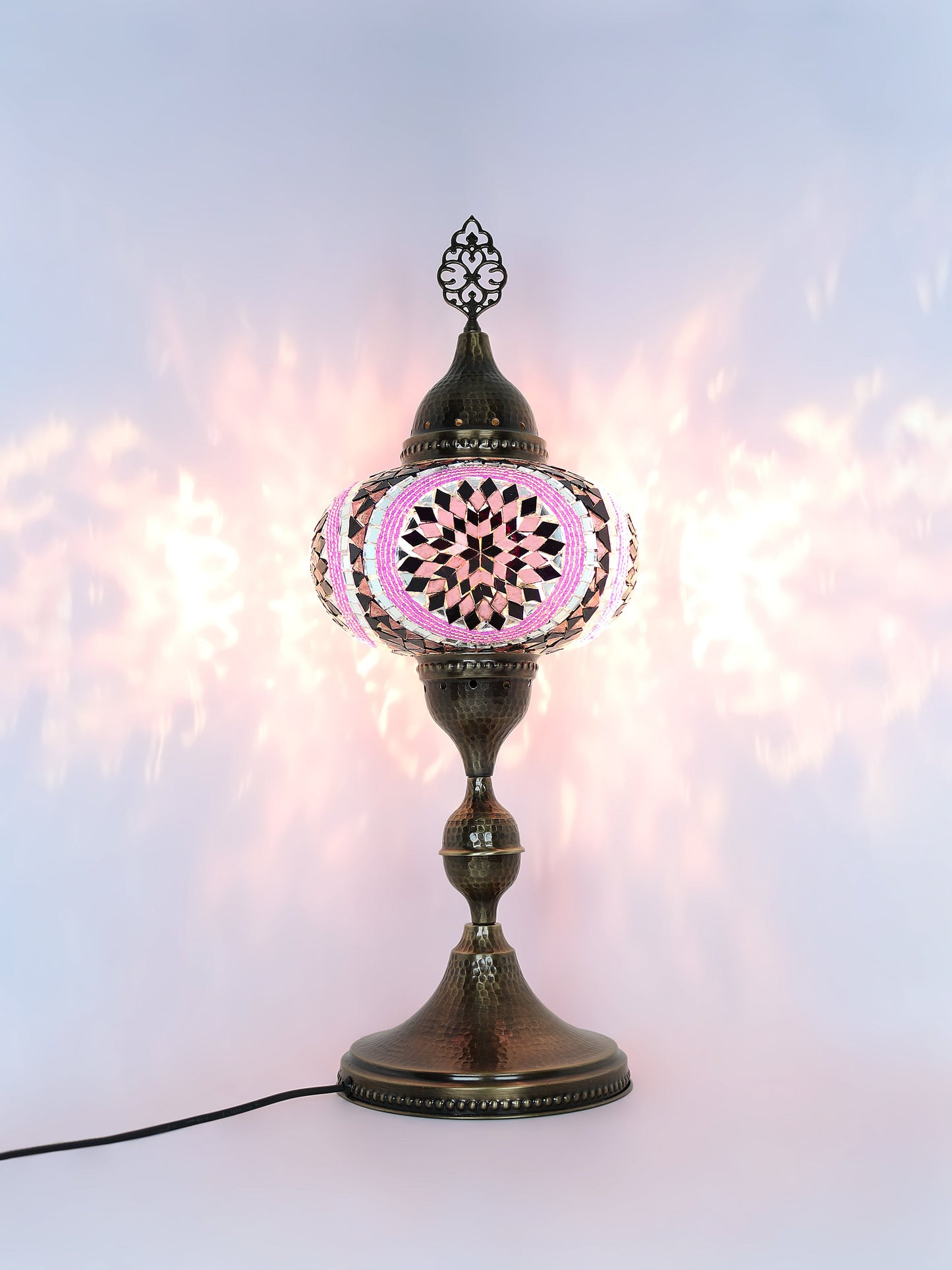 Turkish Mosaic Glass Table Lamp