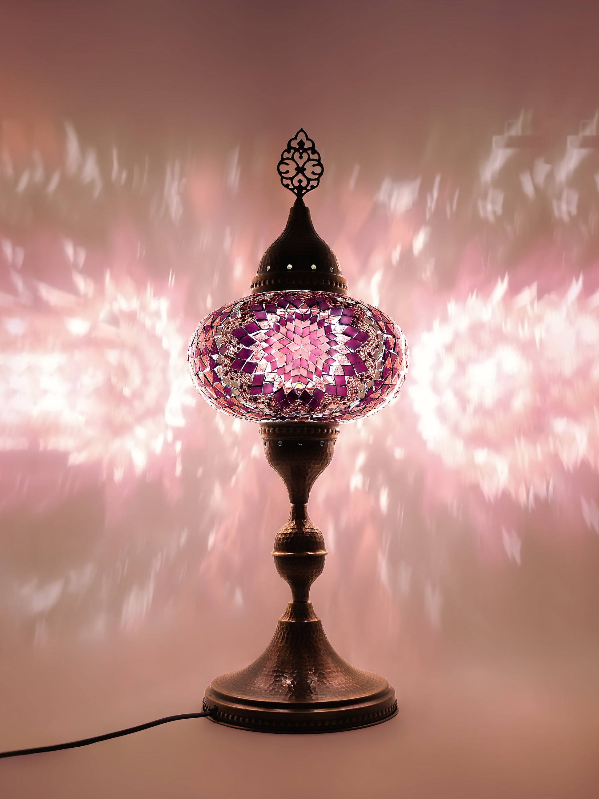 Turkish Mosaic Glass Table Lamp