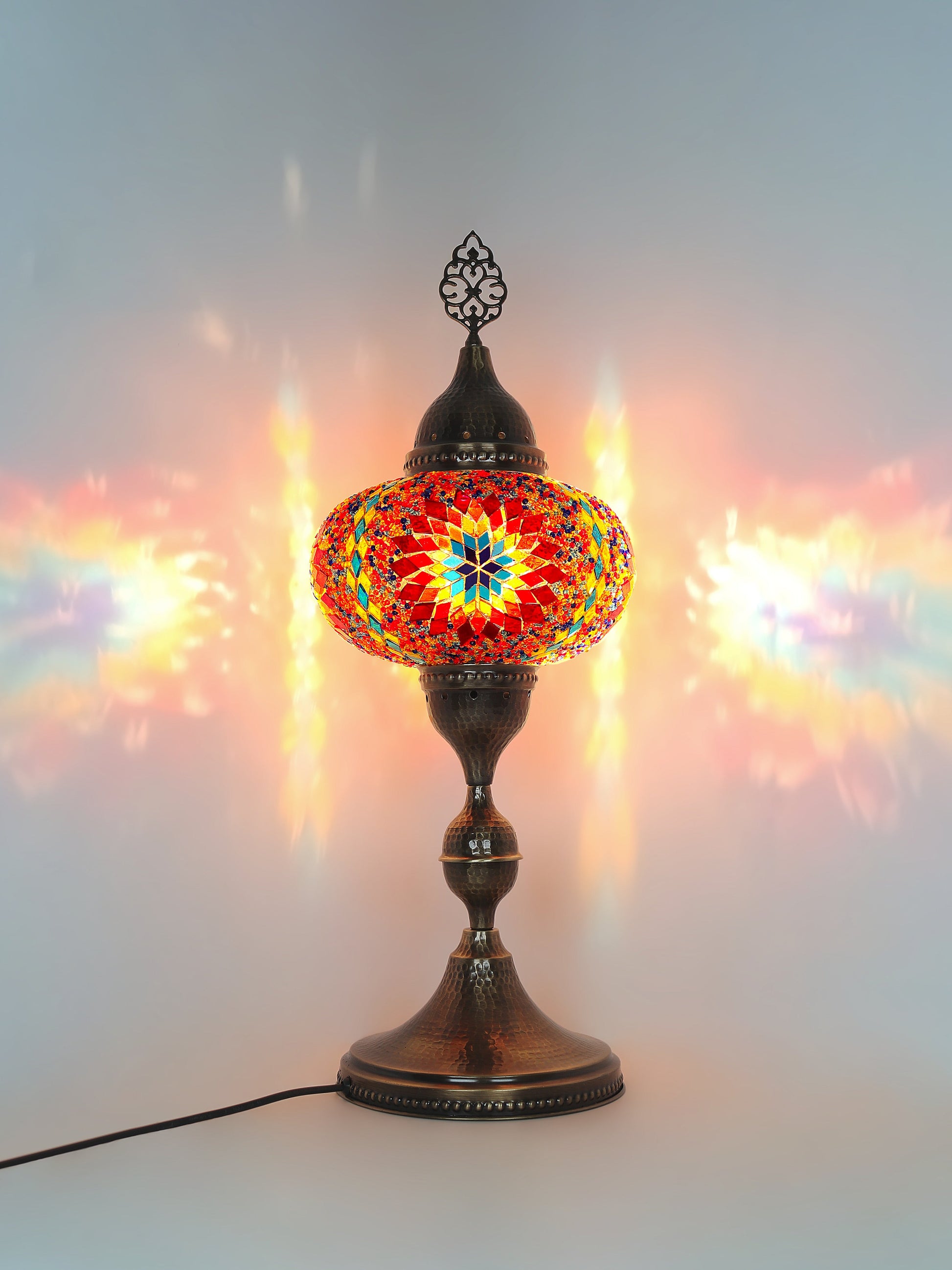 Turkish Mosaic Glass Table Lamp