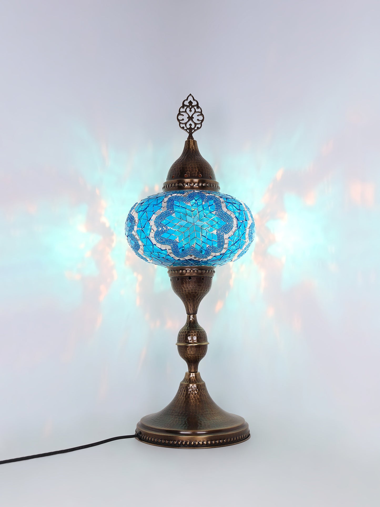 Turkish Mosaic Glass Table Lamp