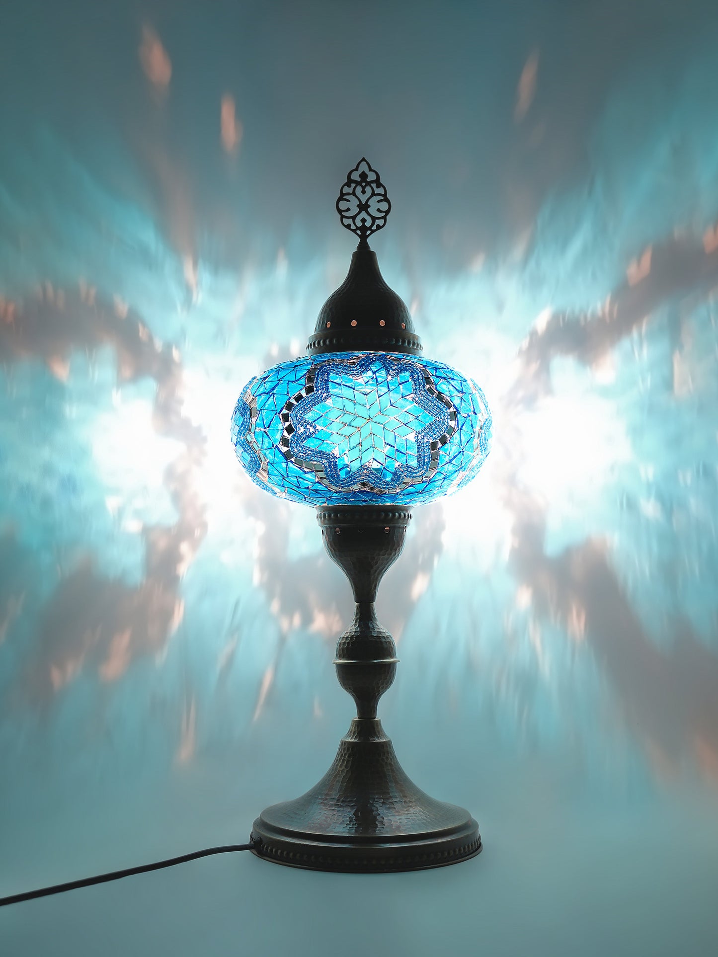 Turkish Mosaic Glass Table Lamp