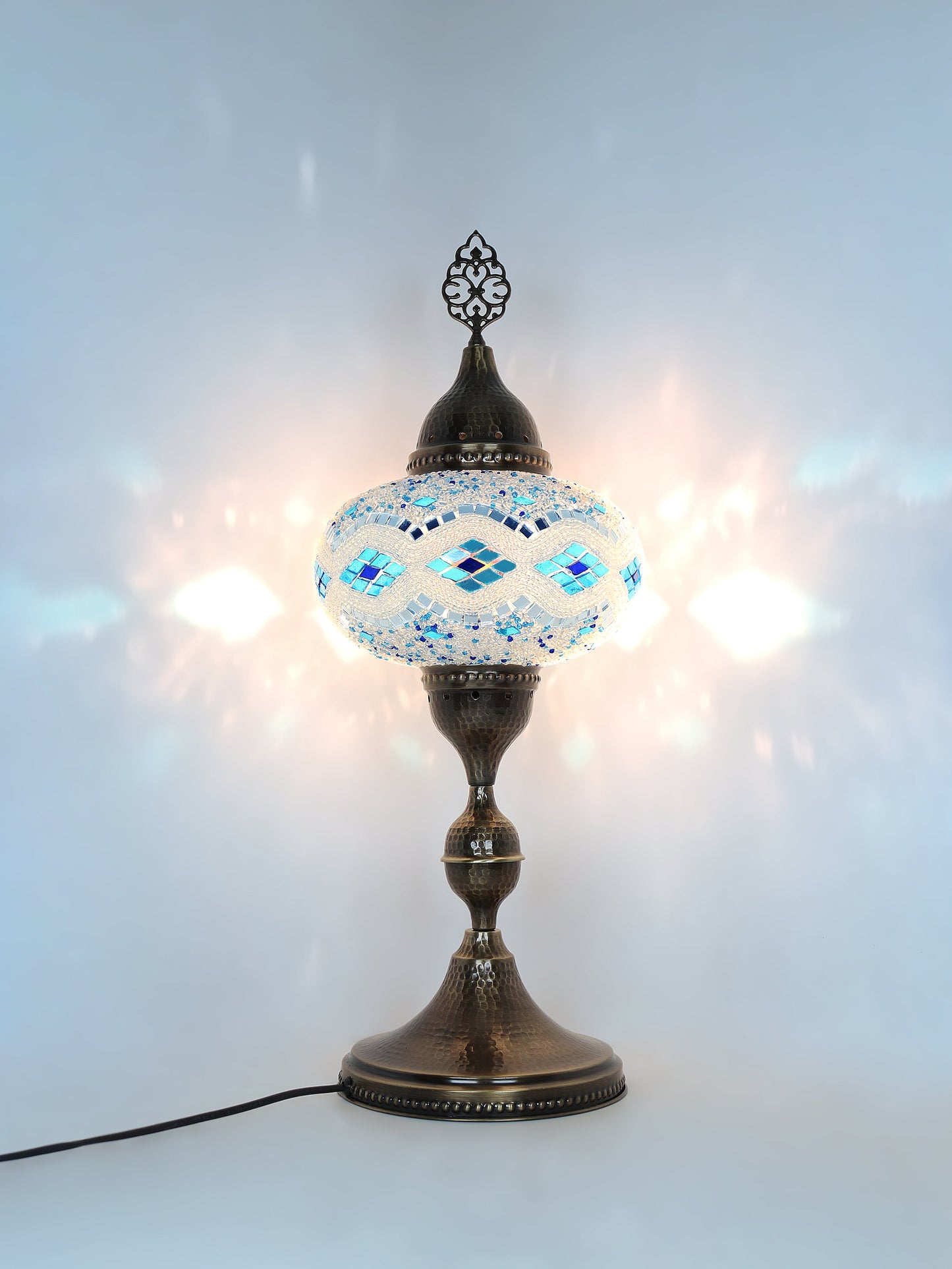 Turkish Mosaic Glass Table Lamp