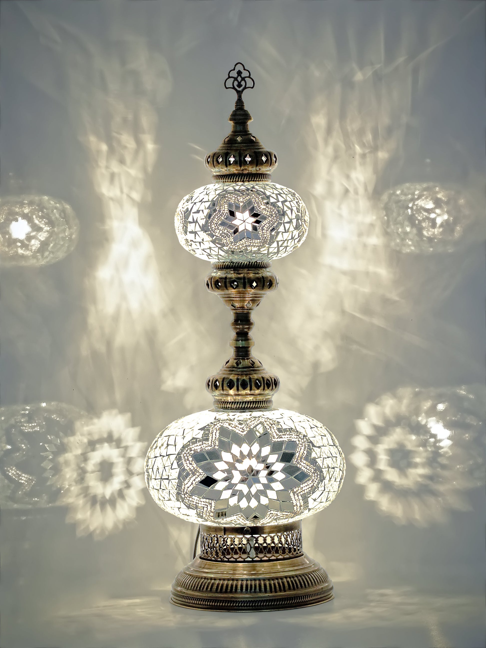 Ottoman Clear Glass Table Lamp