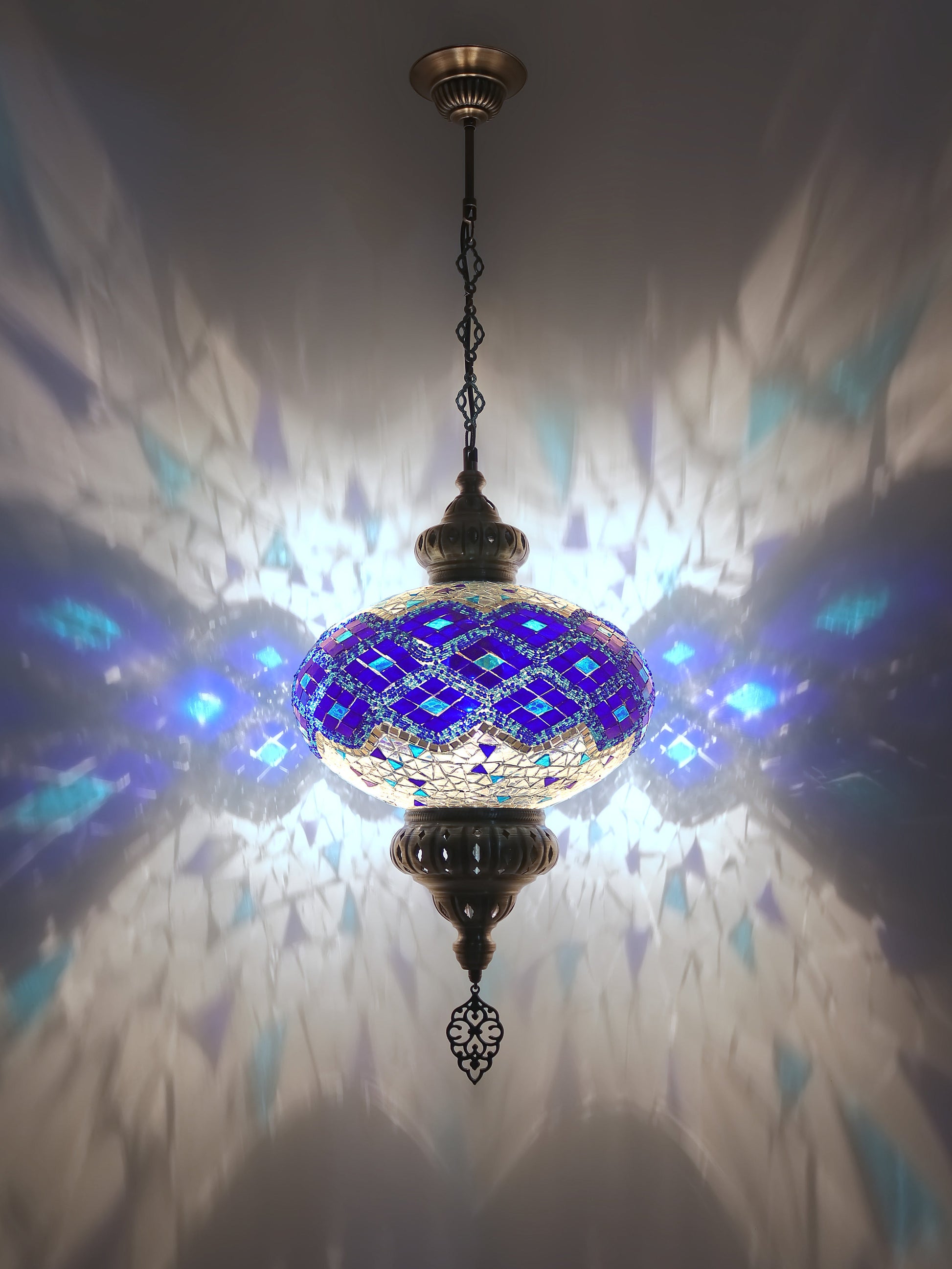 Turkish Mosaic Glass Hanging Lights