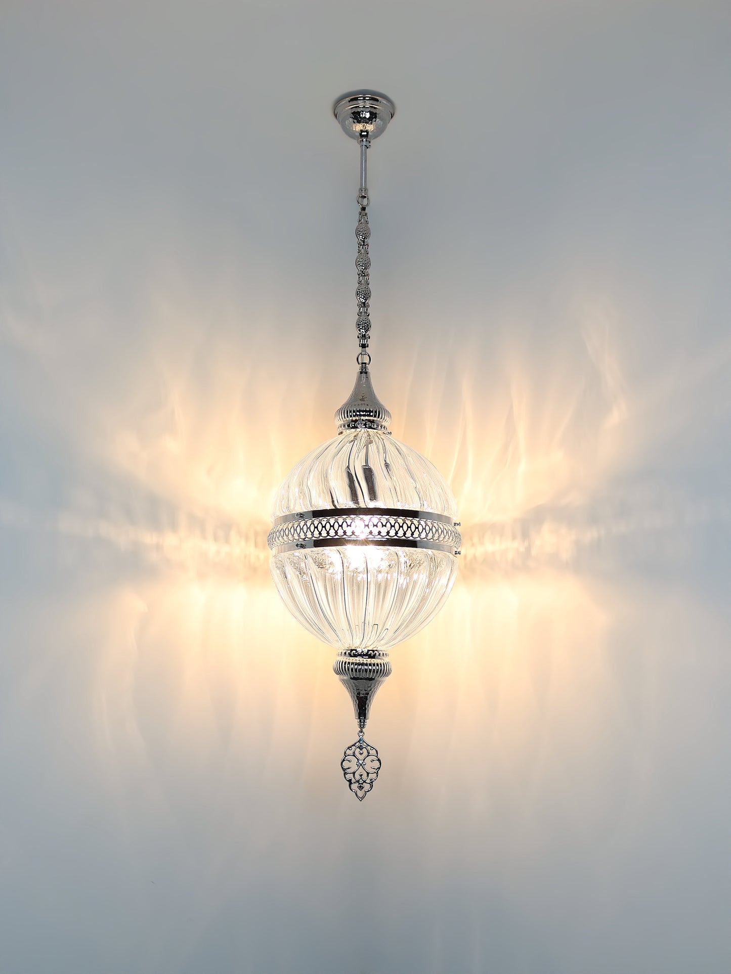 Ottoman Clear Glass Hanging Lights