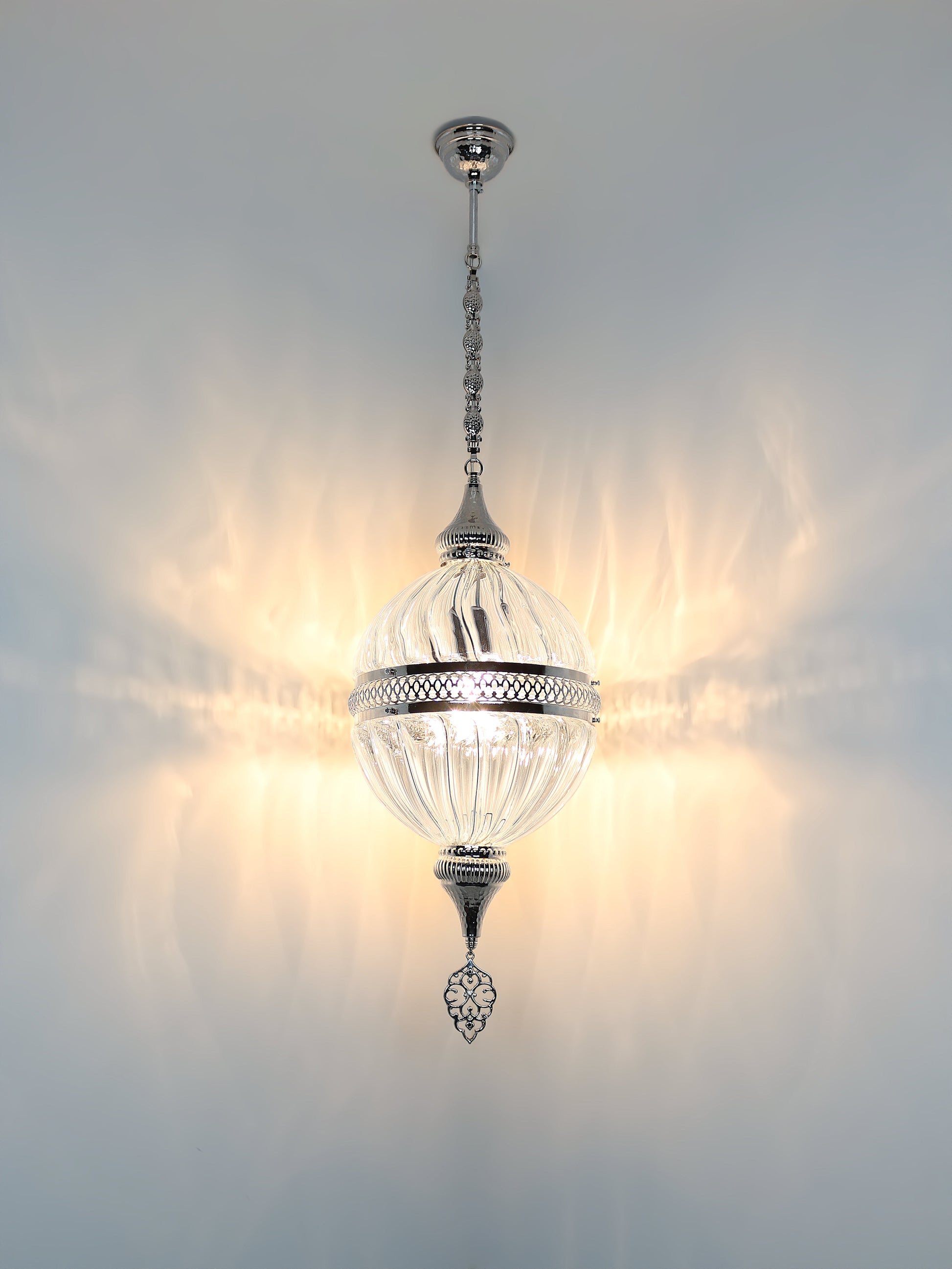 Ottoman Clear Glass Hanging Lights