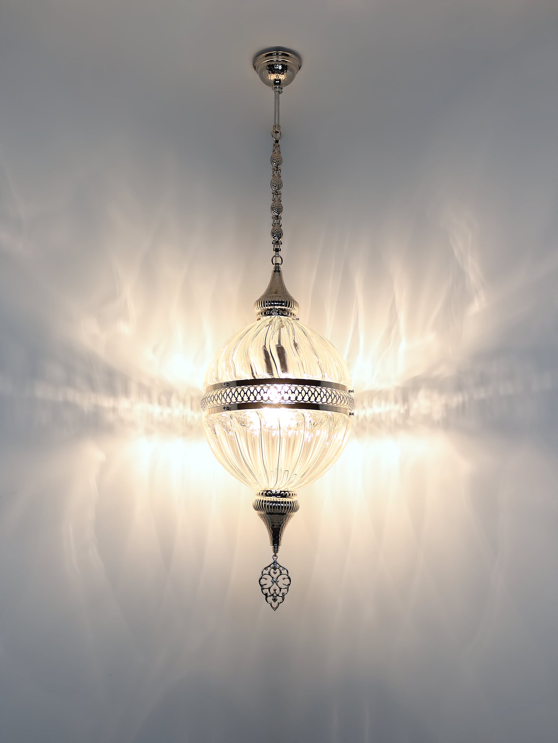 Ottoman Clear Glass Hanging Lights