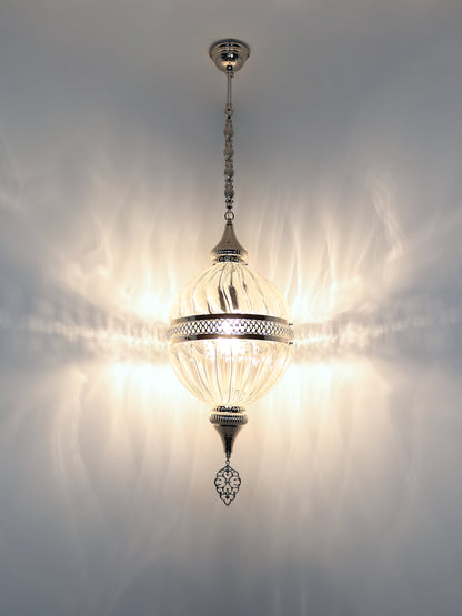 Ottoman Clear Glass Hanging Lights