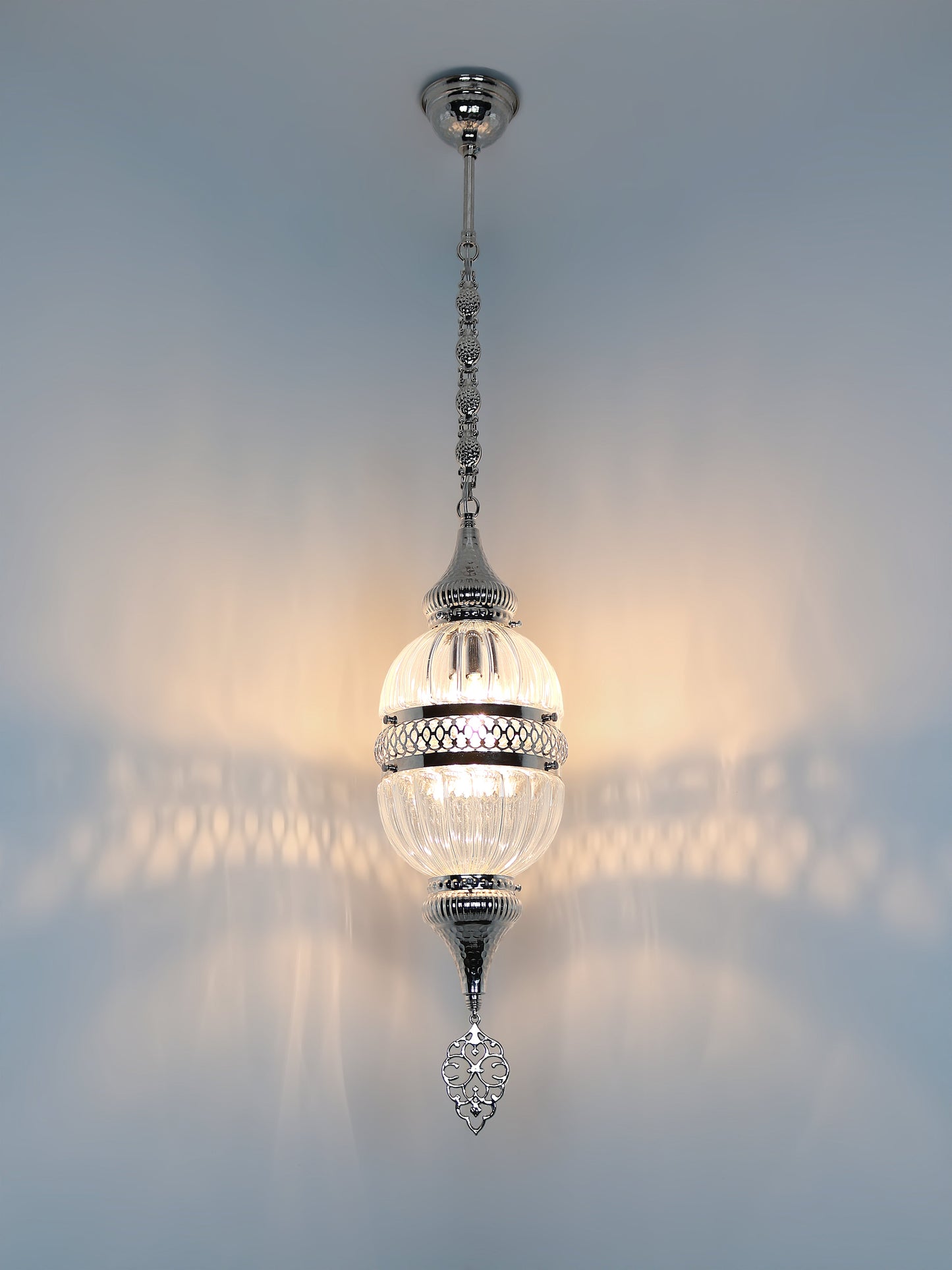 Ottoman Clear Glass Hanging Lights