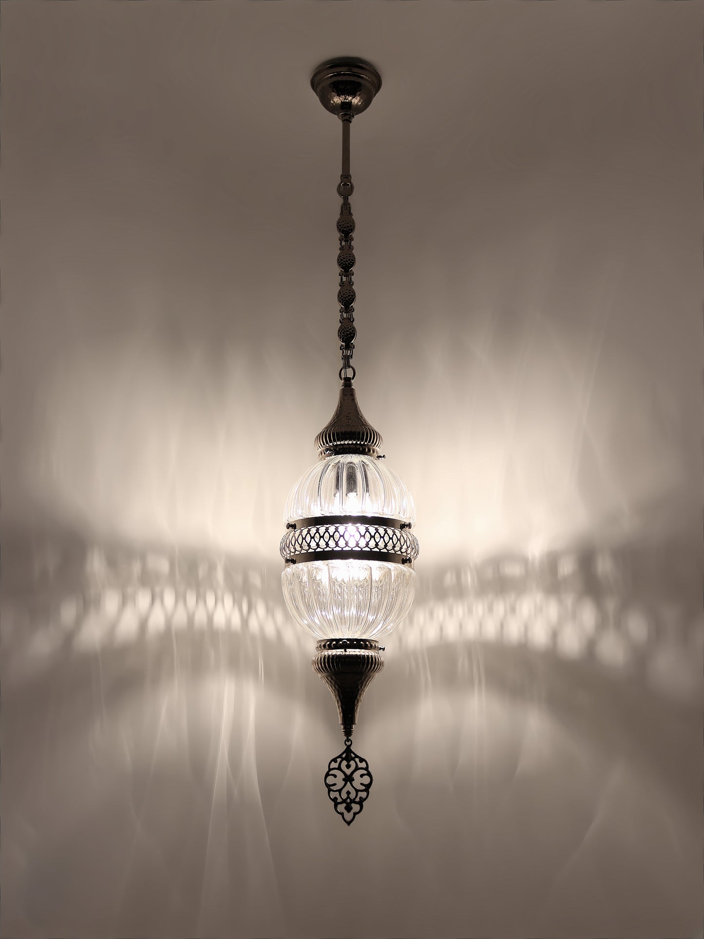 Ottoman Clear Glass Hanging Lights