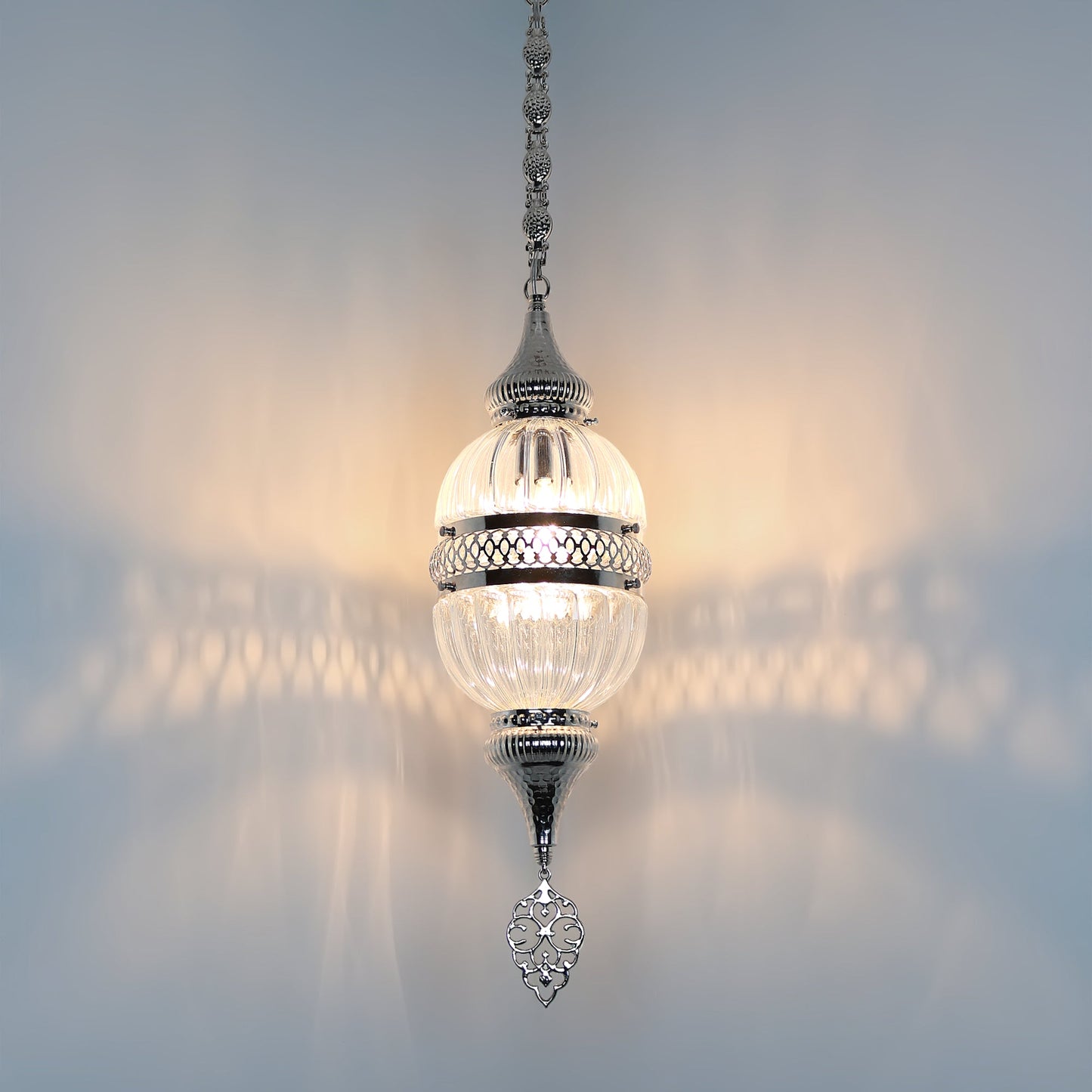 Ottoman Clear Glass Hanging Lights