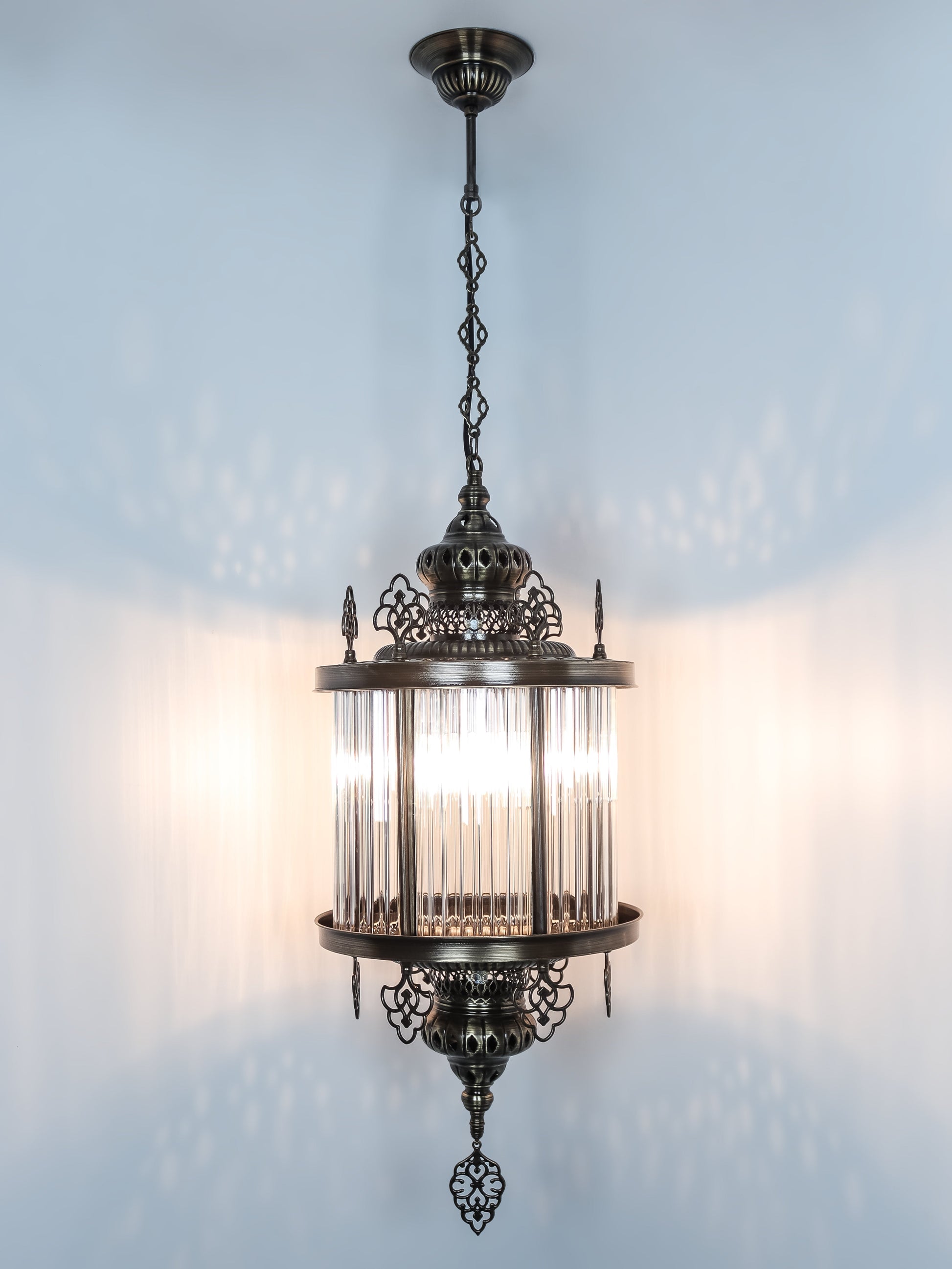 Ottoman Clear Glass Hanging Lights