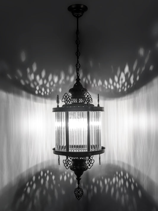 Ottoman Clear Glass Hanging Lights