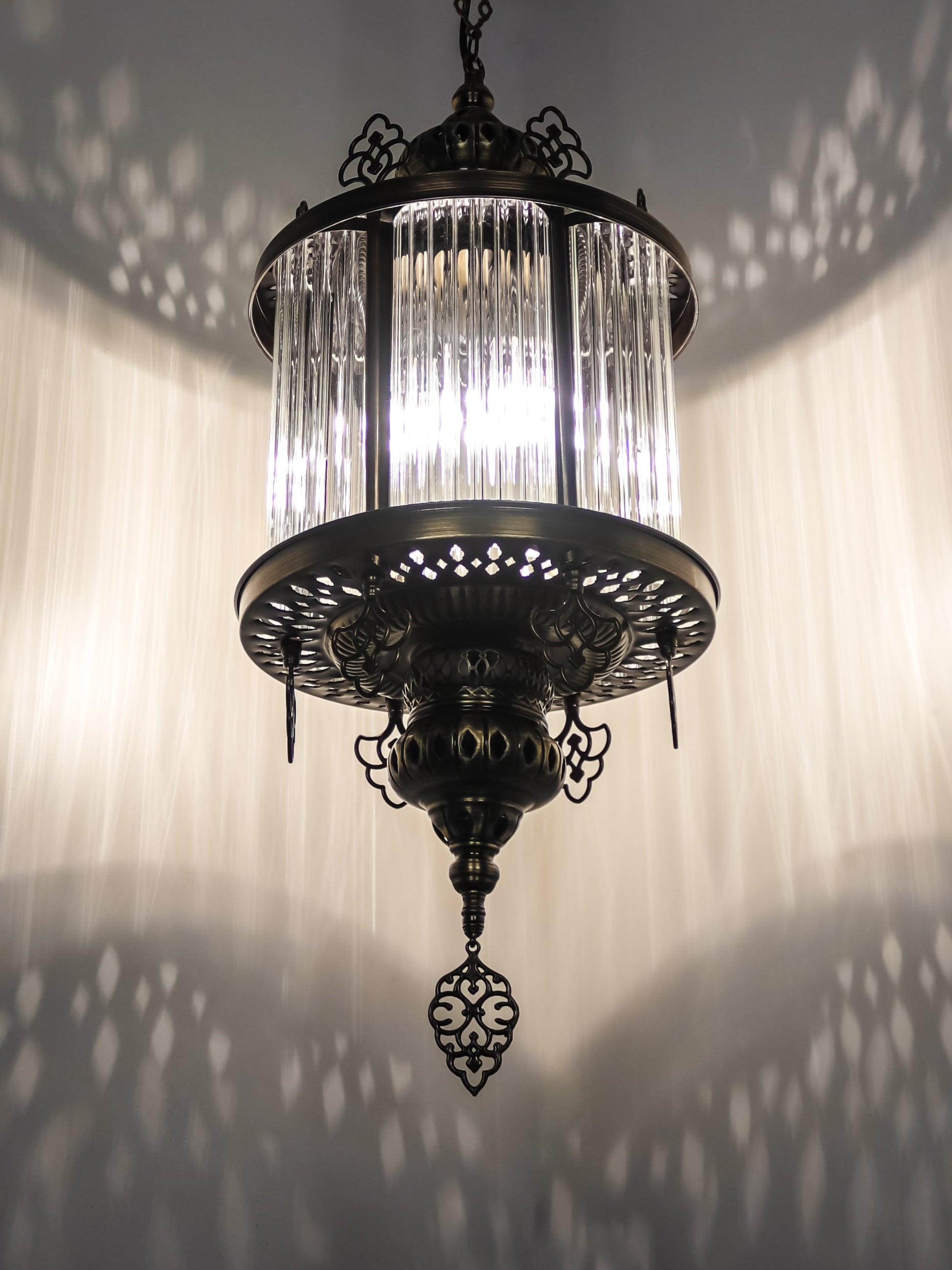 Ottoman Clear Glass Hanging Lights