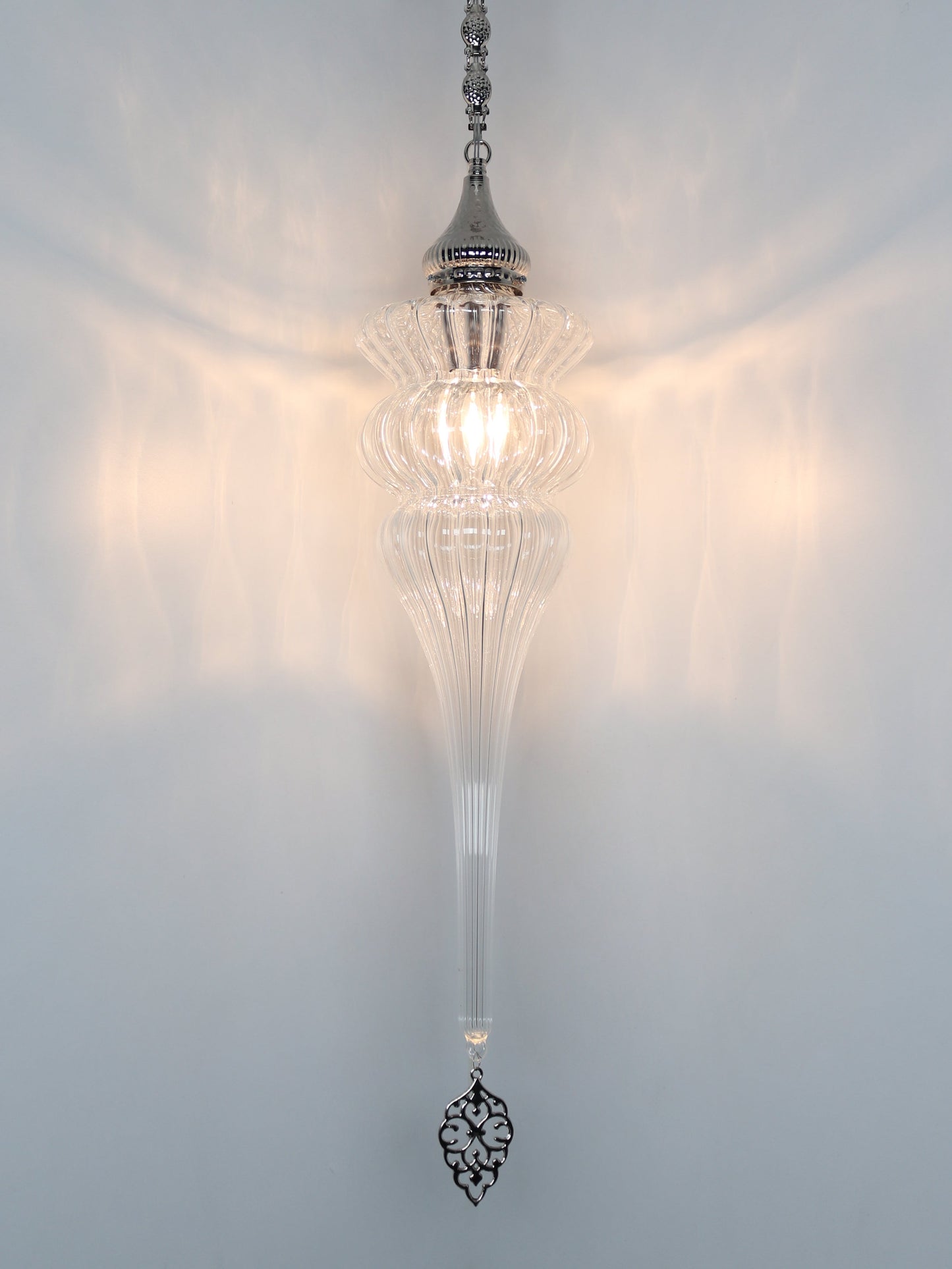 Ottoman Clear Glass Hanging Lights