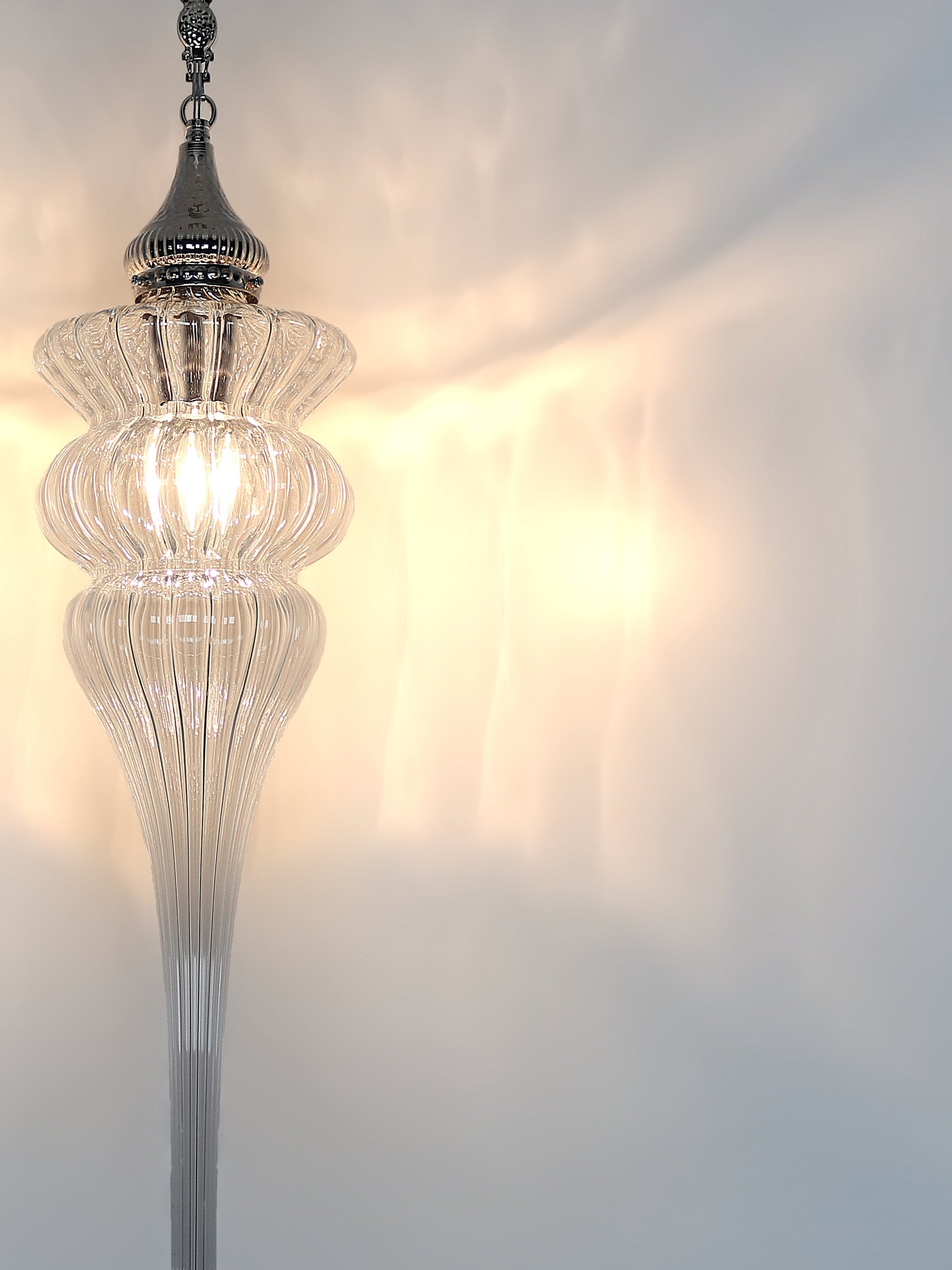 Ottoman Clear Glass Hanging Lights