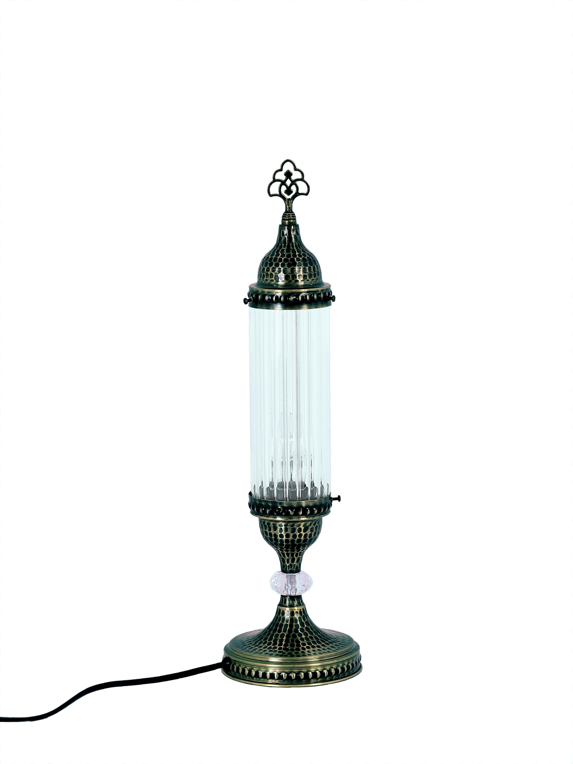 Ottoman Clear Glass Table Lamp